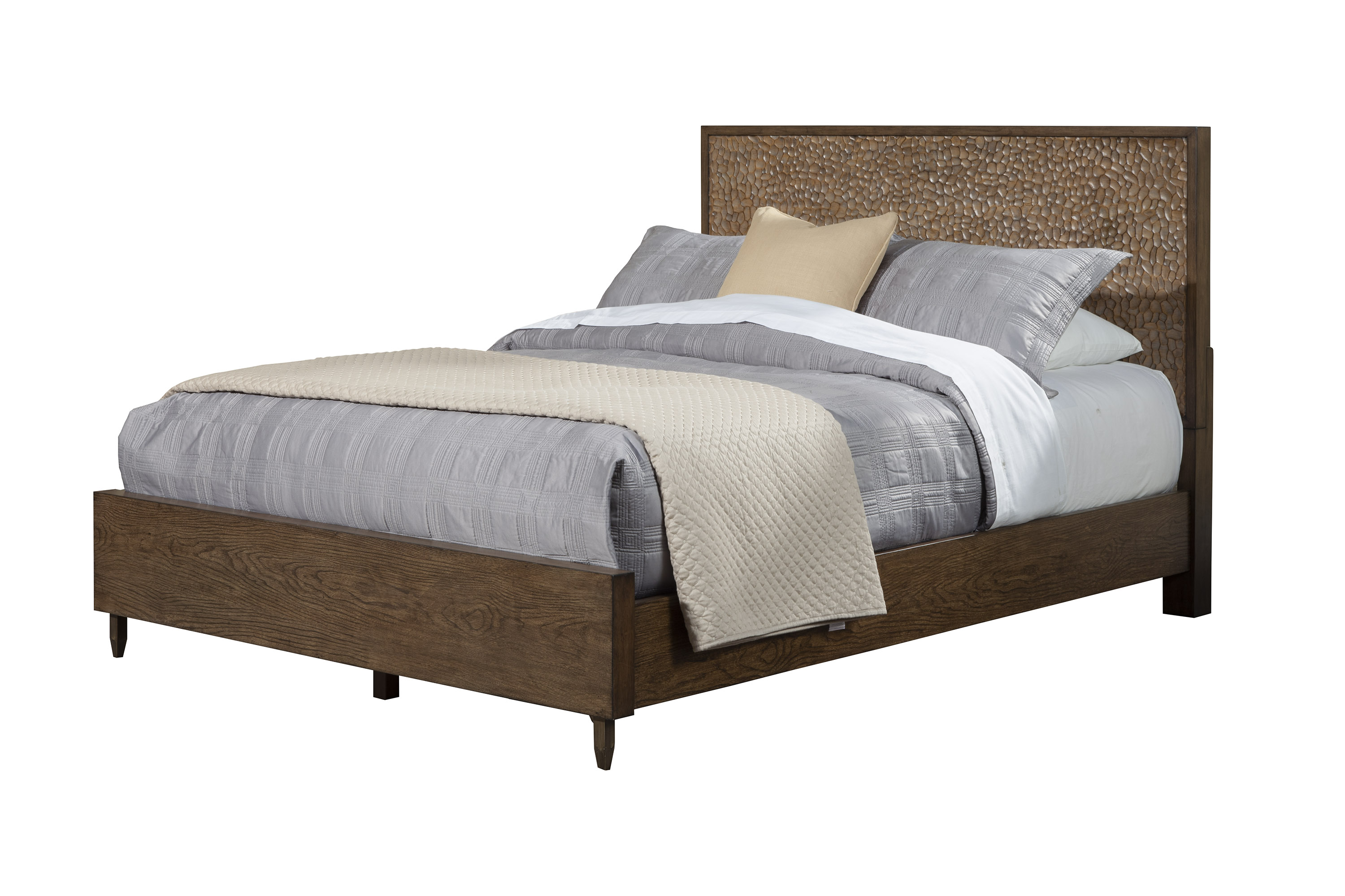 Alpine Furniture Pearl Brown Queen Platform Bed