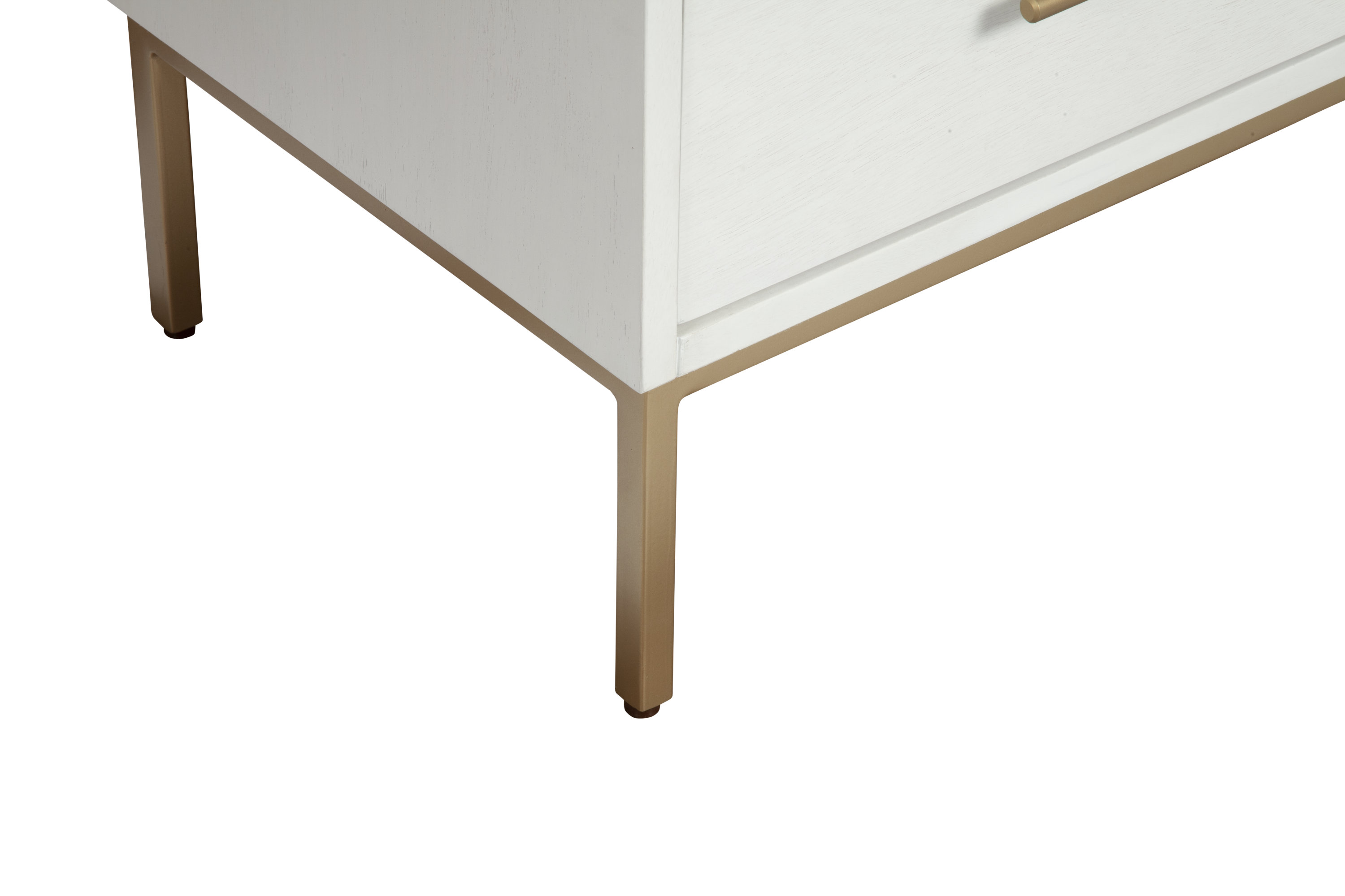 Alpine Furniture Madelyn White Two Drawer Nightstand