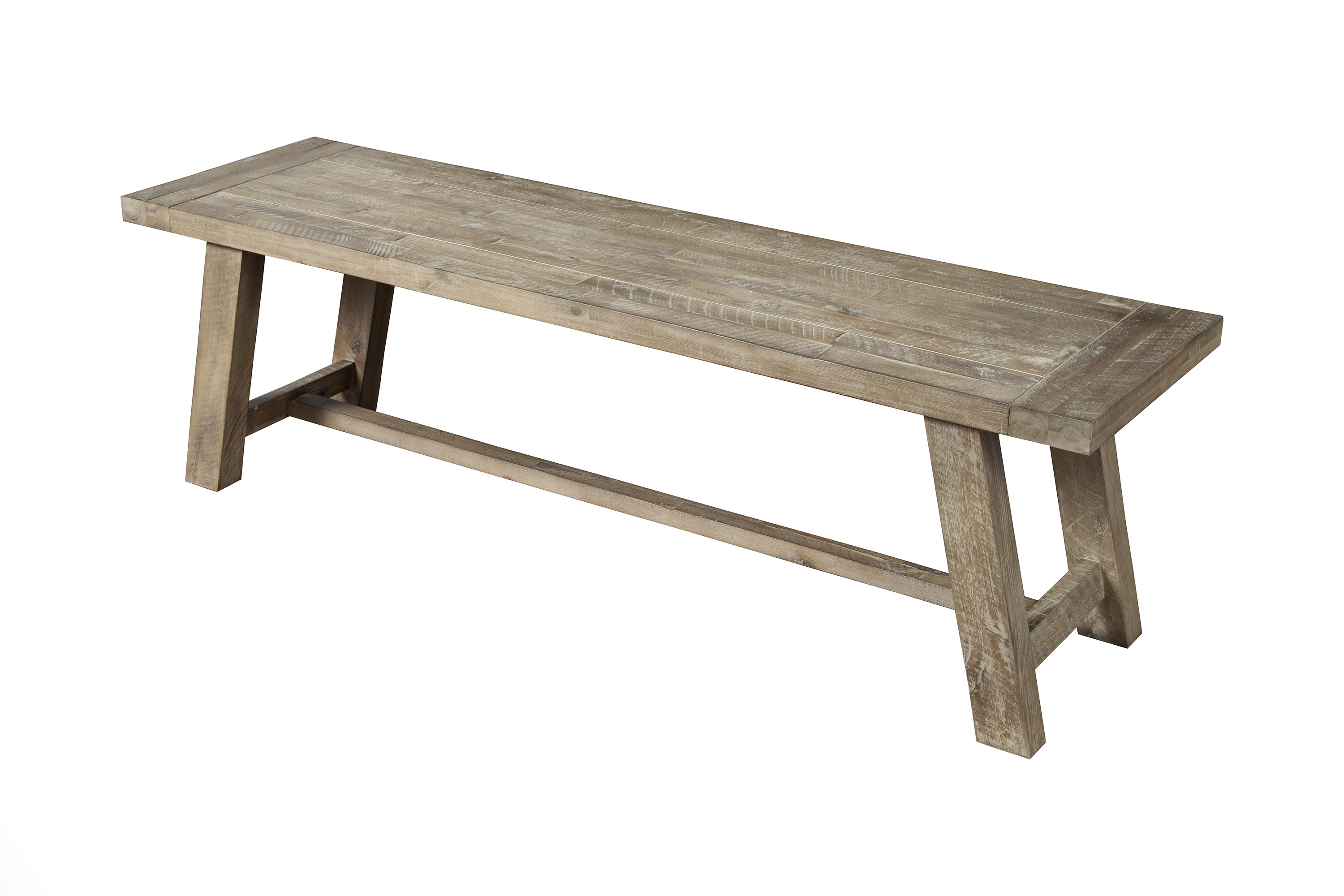 Alpine Furniture Newberry Weathered Natural Bench
