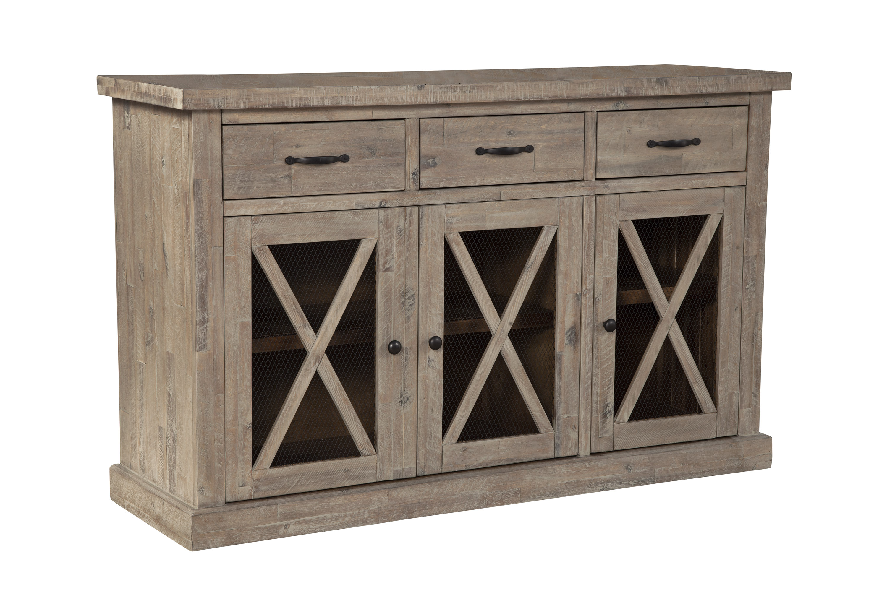 Alpine Furniture Newberry Weathered Natural Sideboard