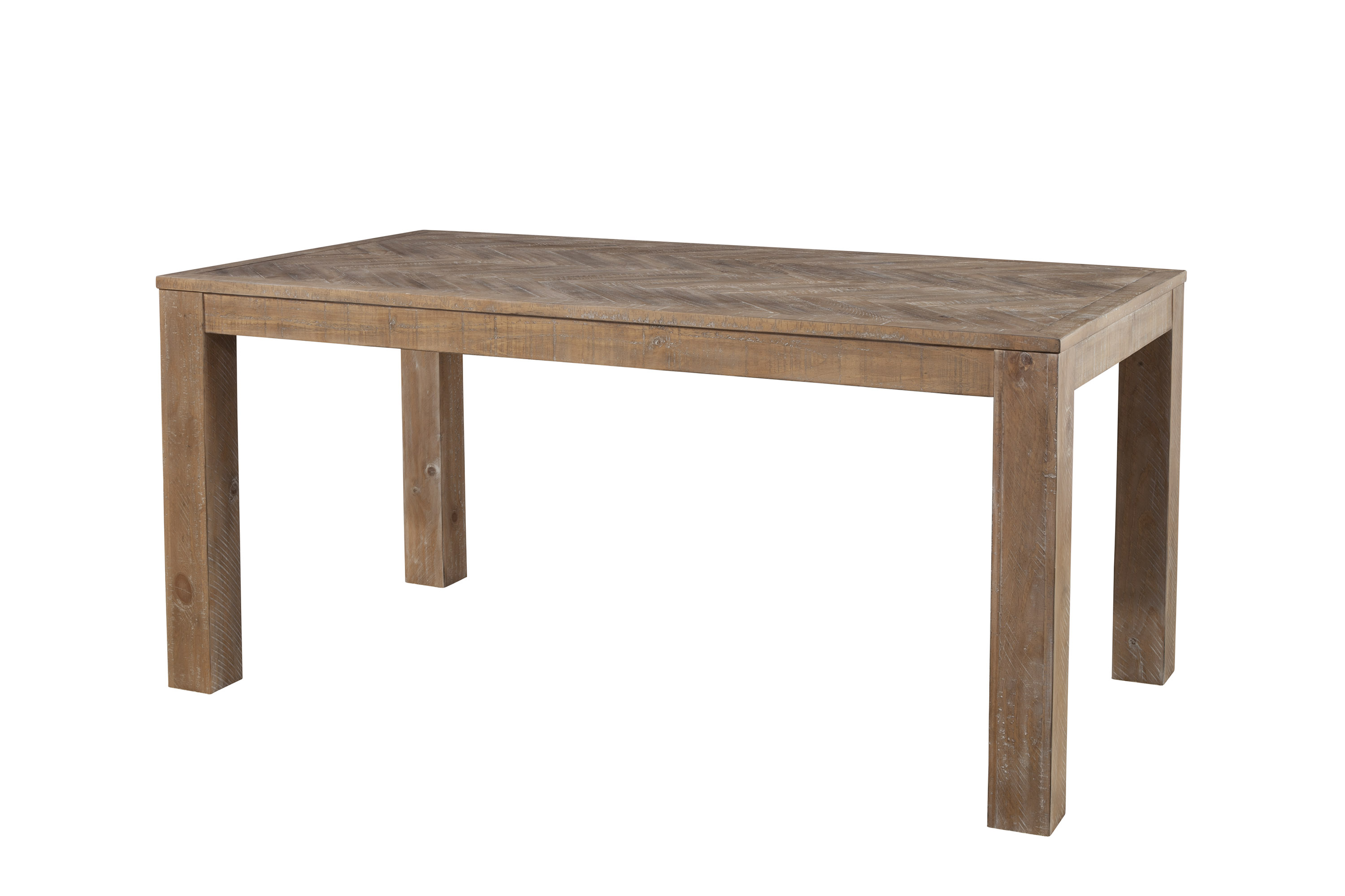 Alpine Furniture Aiden Weathered Natural Dining Table