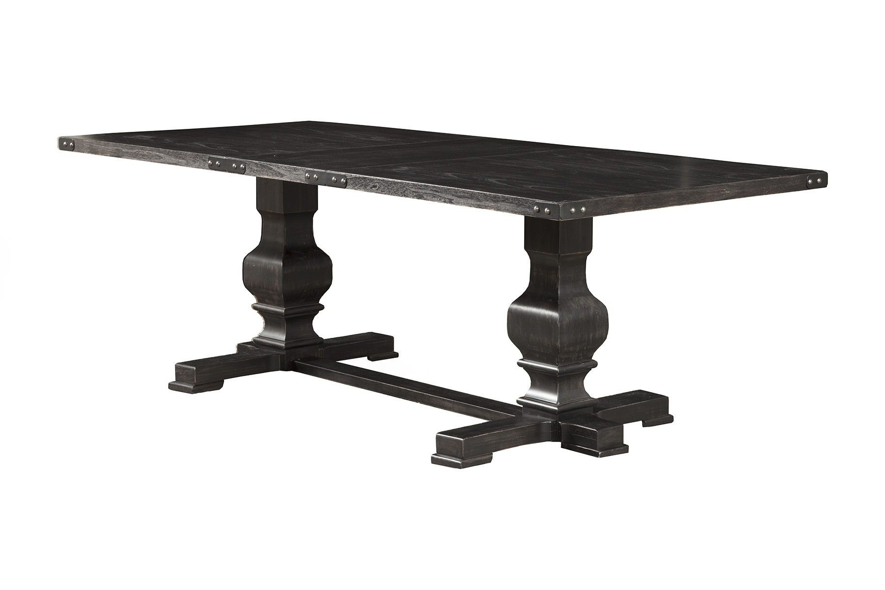 Alpine Furniture Manchester Vintage Black Dining Table