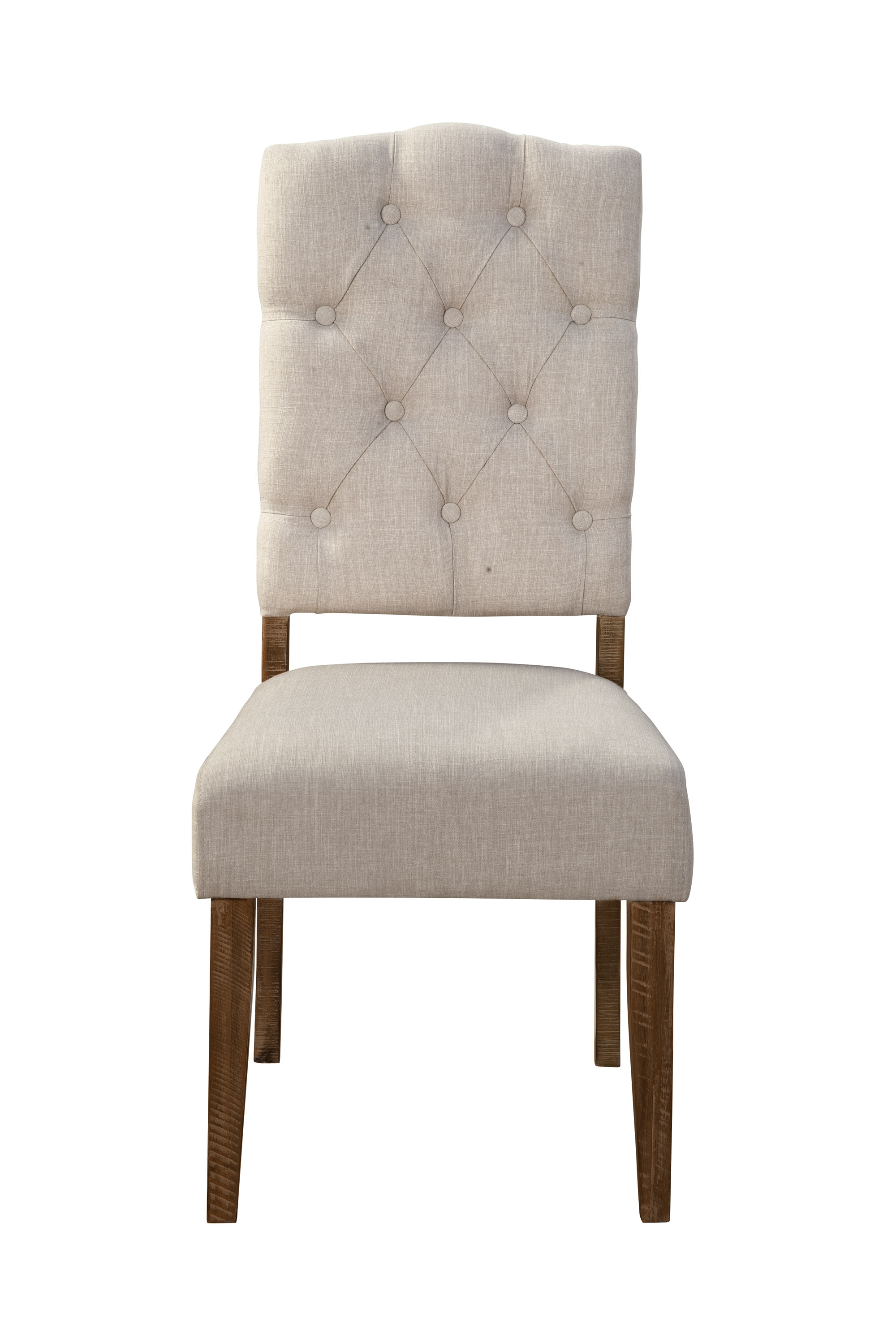 Newberry Set of 2 Side Chairs, Medium Brown
