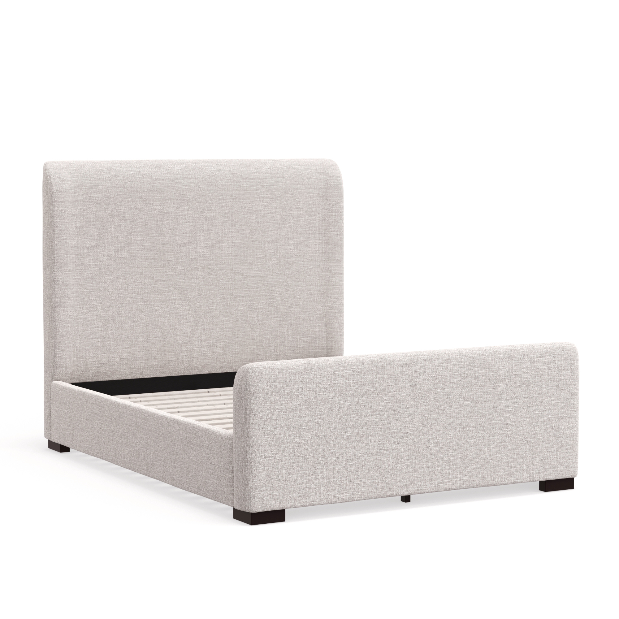 Alpine Furniture Adele Oatmeal King Platform Bed