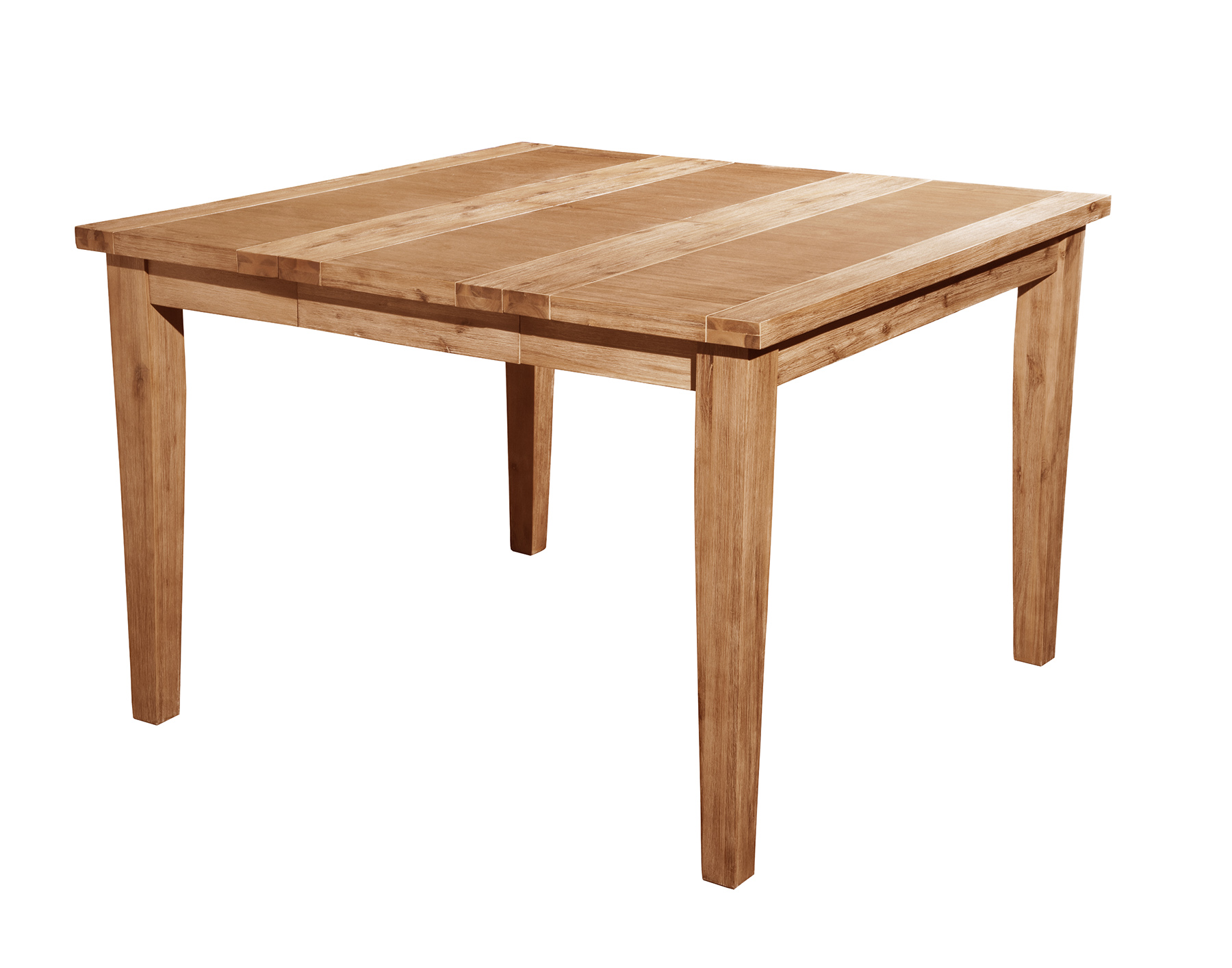 Alpine Furniture Aspen Iron Brush Antique Natural Extension Pub Table