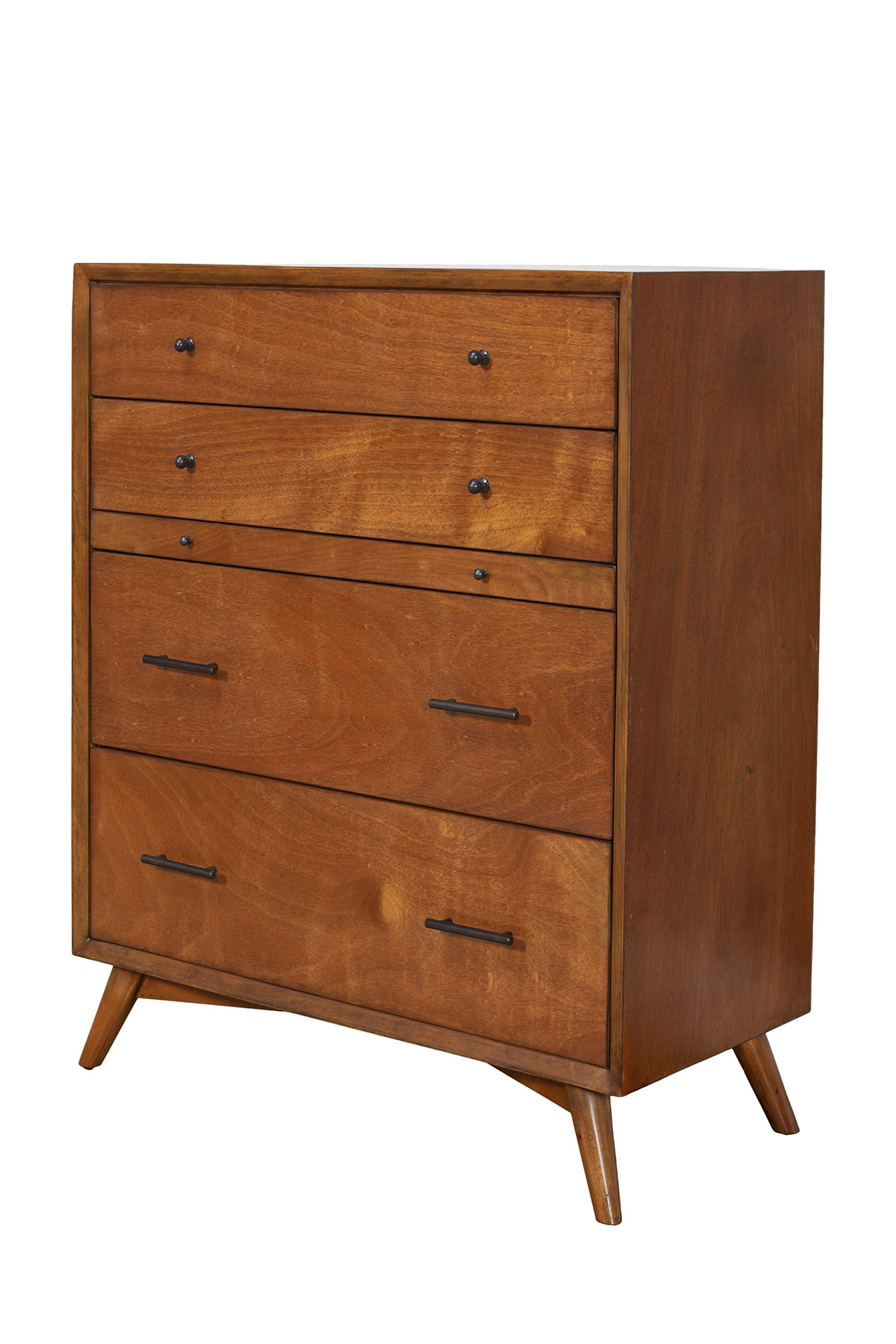 Alpine Furniture Flynn Acorn 4 Drawer Chest
