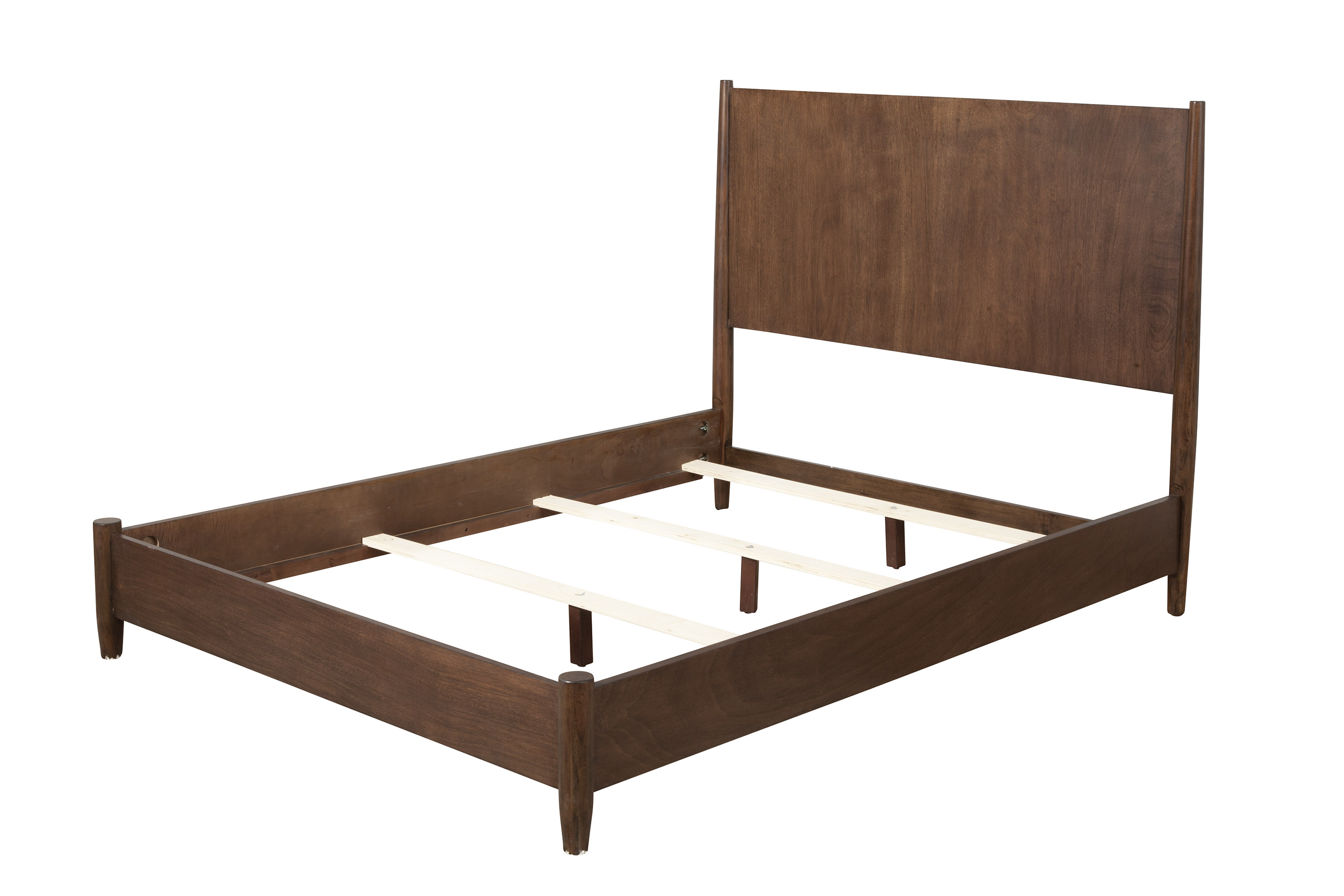 Alpine Furniture Flynn Walnut Queen Panel Bed
