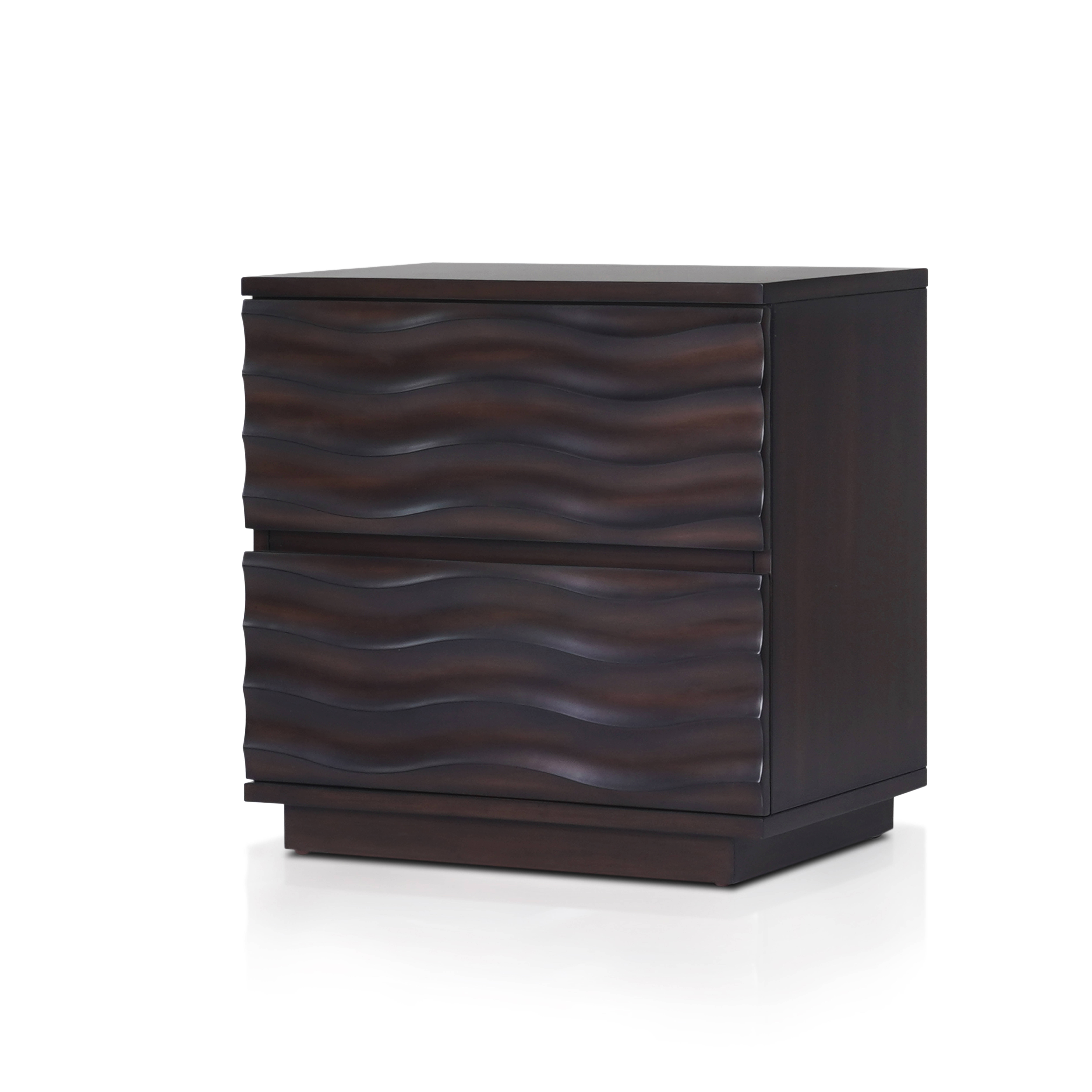 Origins by Alpine Ruby Antique Brown Nightstand