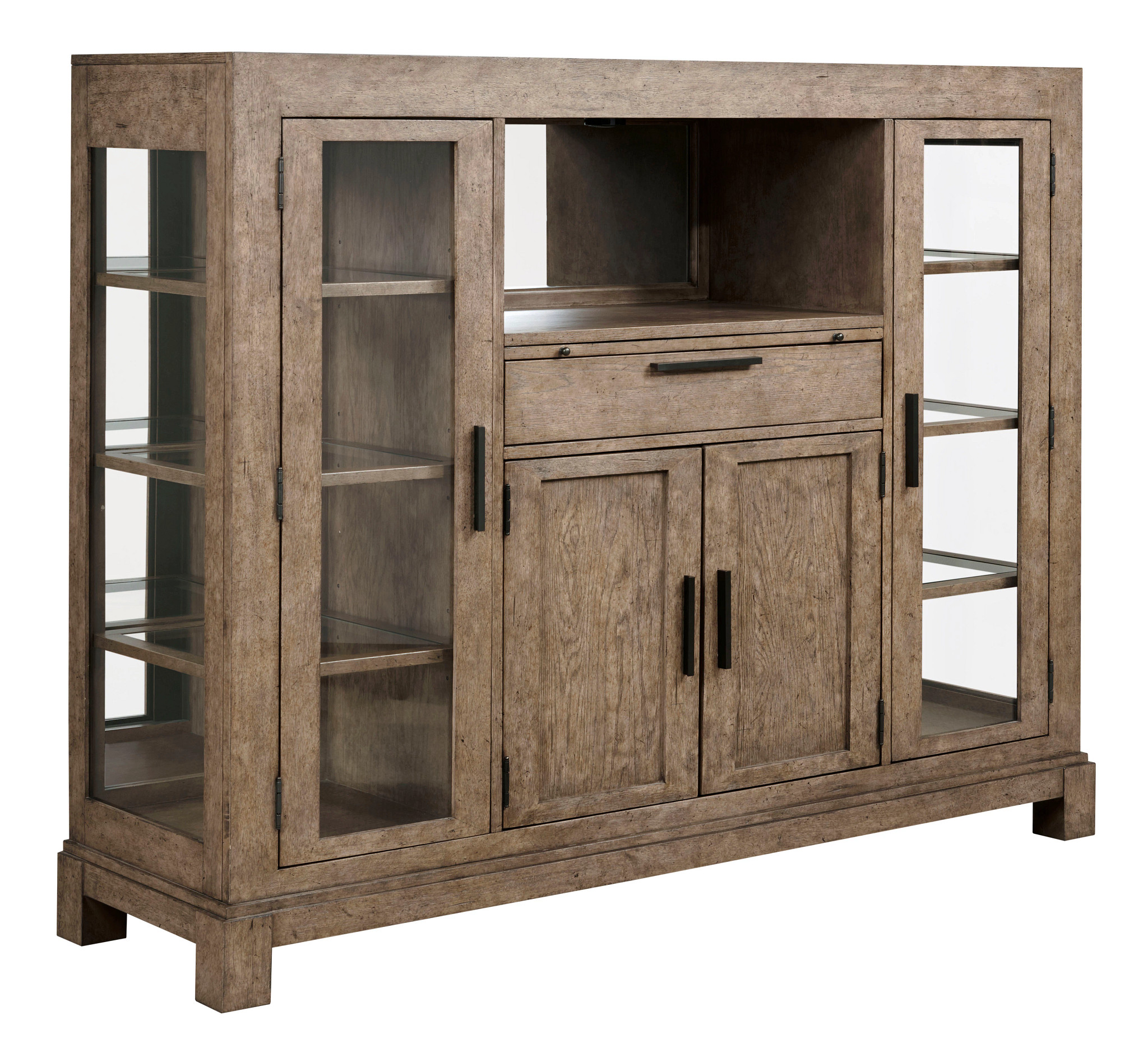 American Drew Bailey Smoke Wine Cabinet