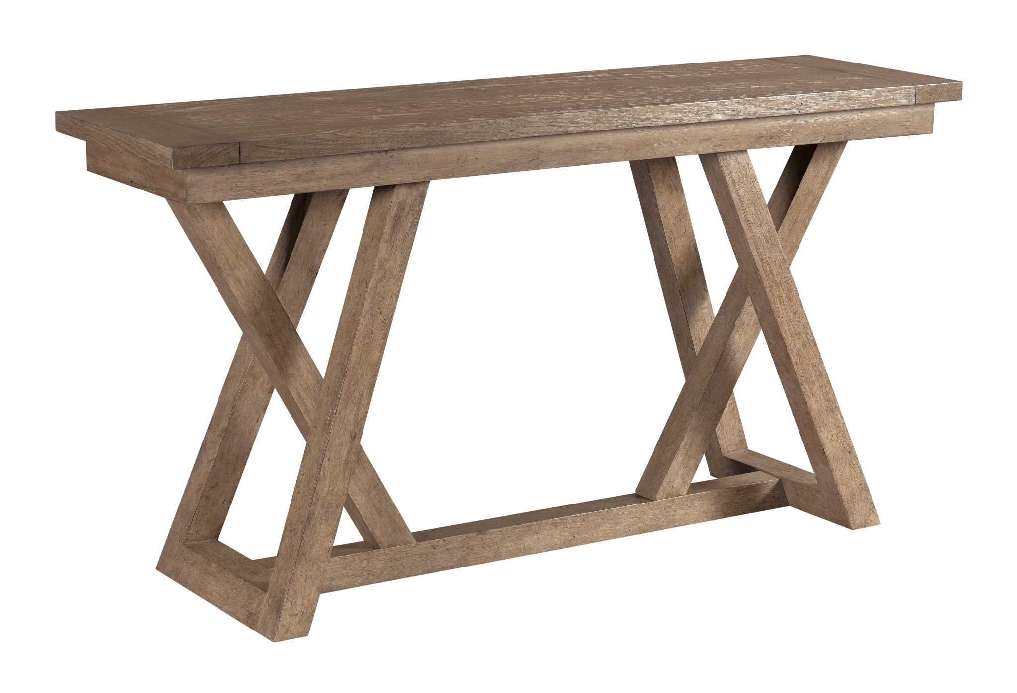 American Drew Evans Smoke Sofa Table