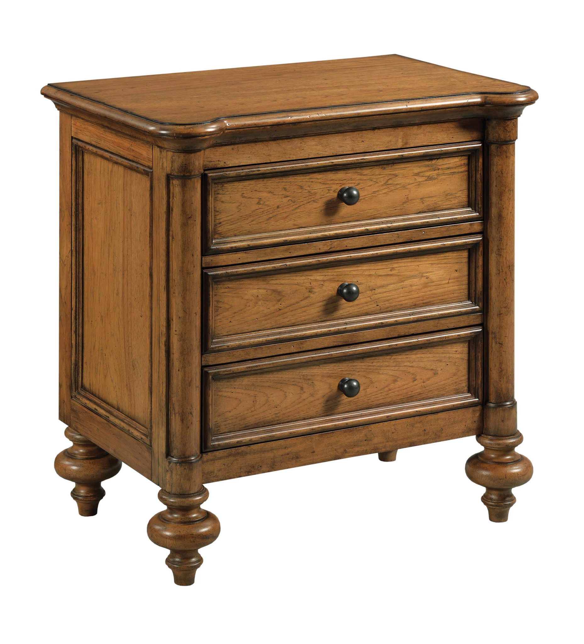 American Drew Martin Cognac Nightstand