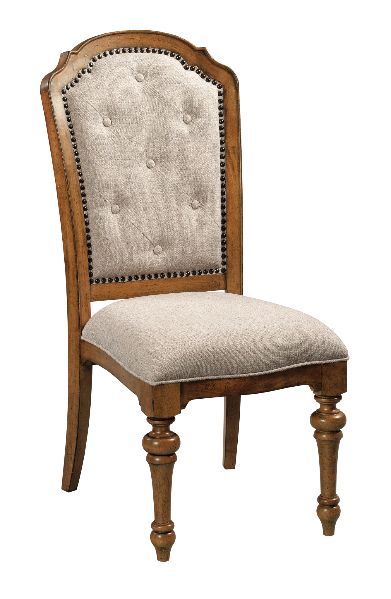 2 American Drew Diamond Cognac Side Chairs