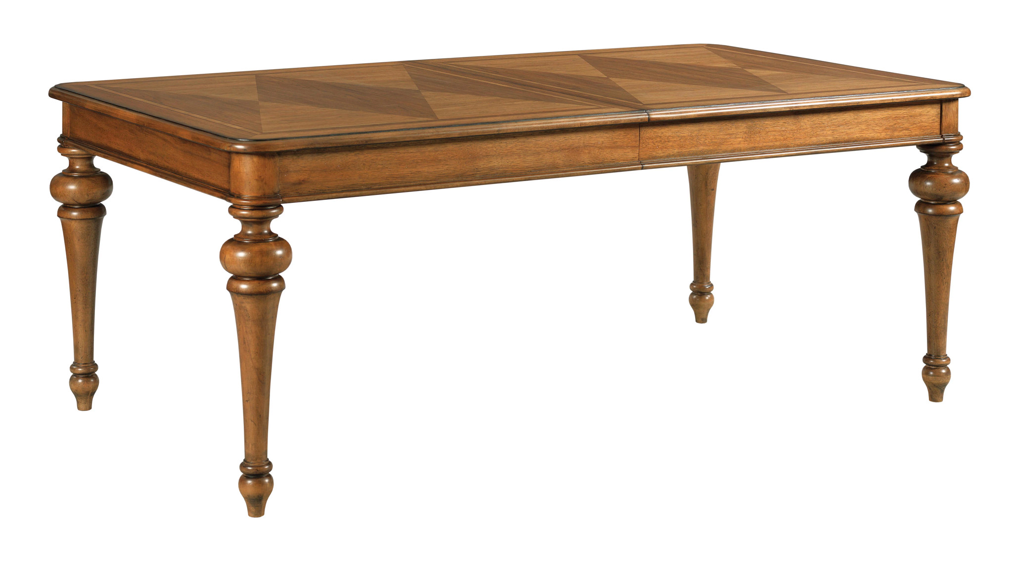American Drew Ervin Cognac Leg Table