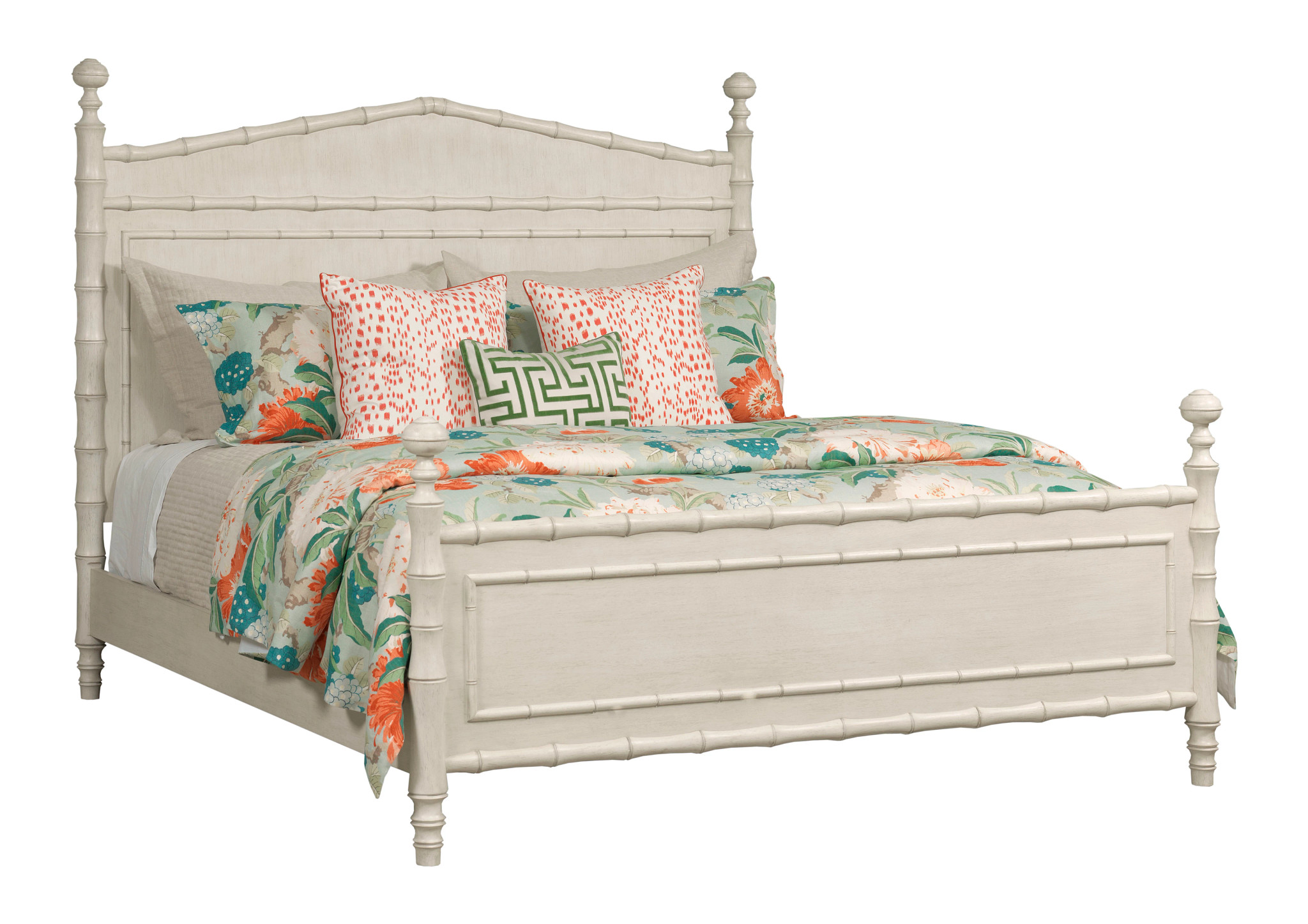 American Drew Vida Egret Queen Bamboo Bed