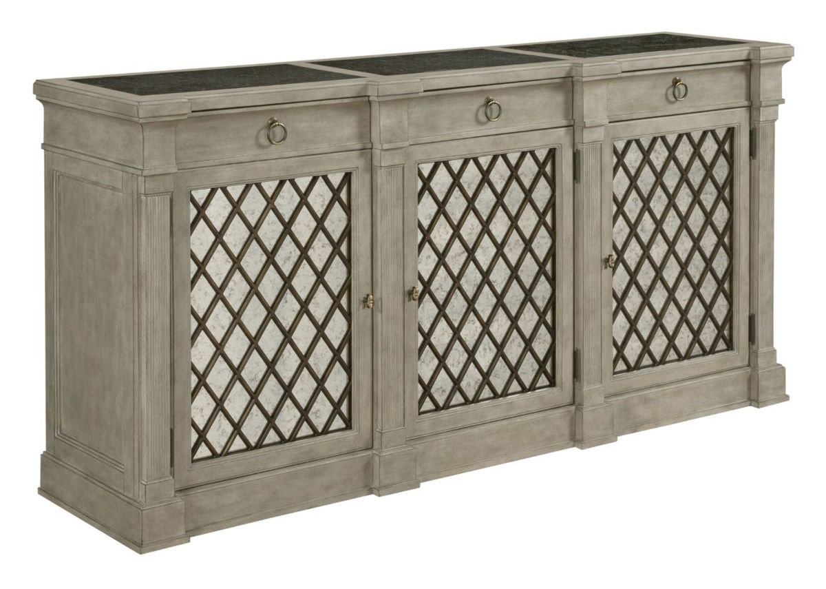 American Drew Colette Versaille Painted Credenza