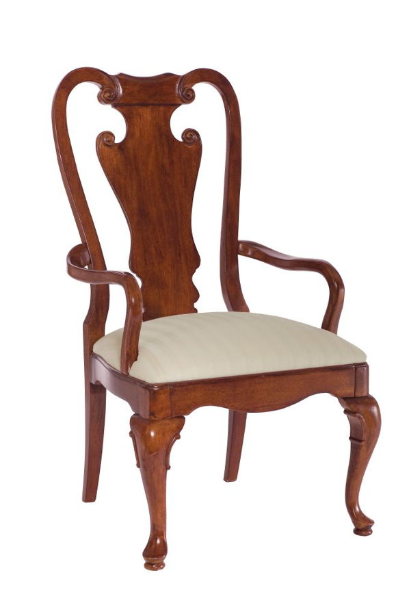 Splat Back Arm Chair-KD ( Set of 2 )