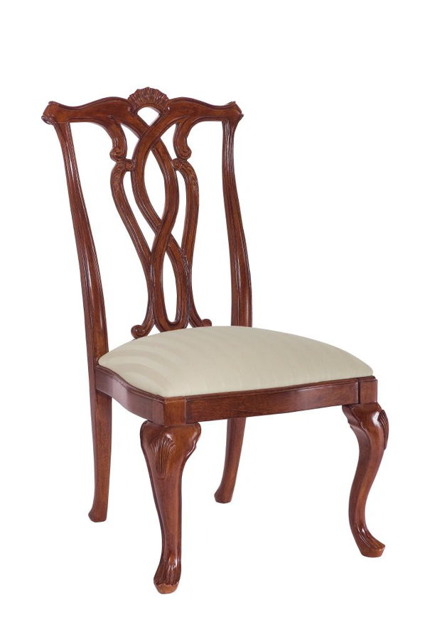 2 American Drew Pierced Cherry Back Side Chairs