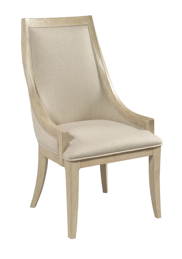2 American Drew Chalon Alabaster Upholstered Dining Chairs