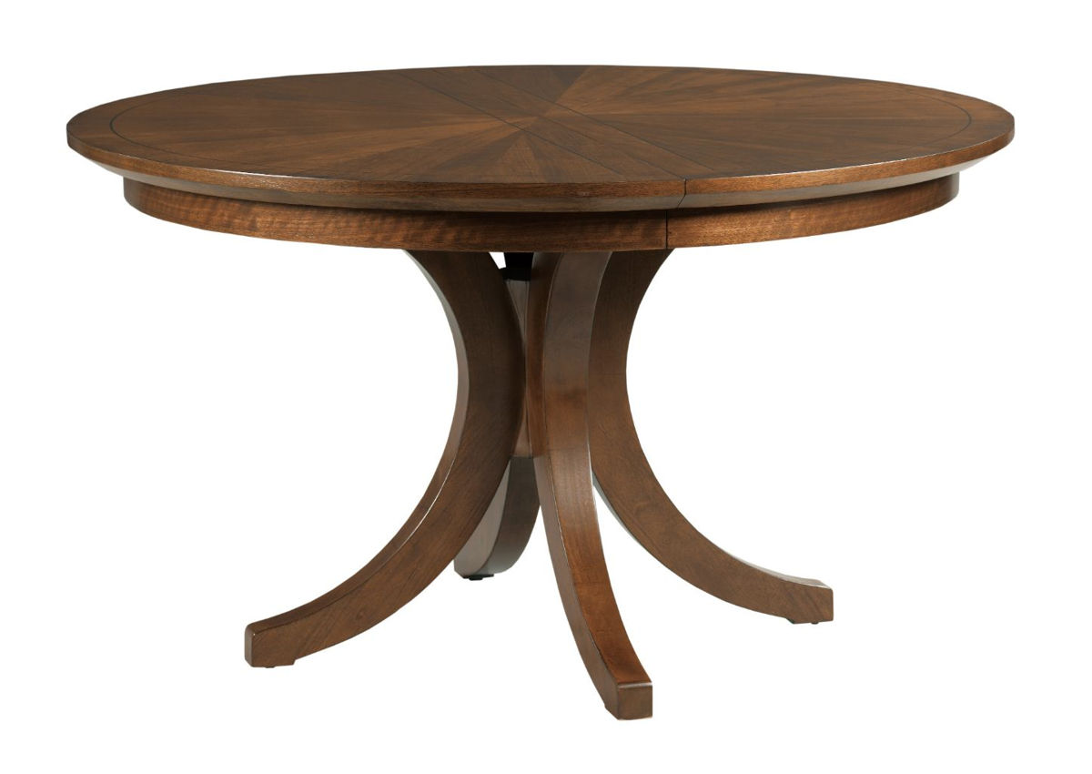 American Drew Warner Warm Brown Tourmaline Round Dining Table