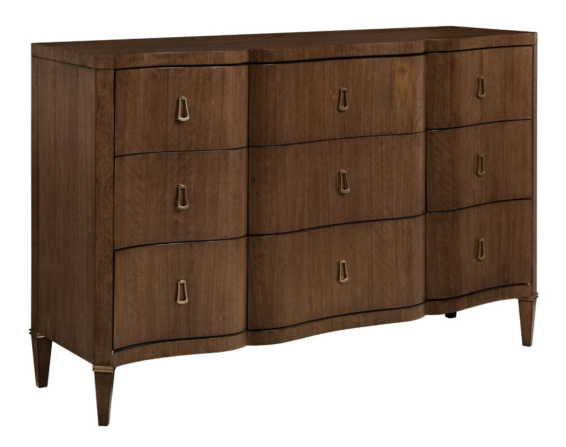 American Drew Richmond Warm Brown Tourmaline Drawer Dresser