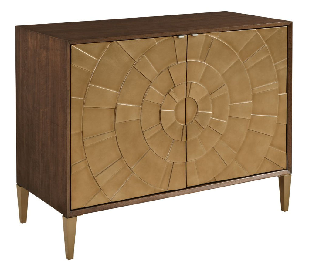 American Drew Norwalk Warm Brown Tourmaline Door Chest