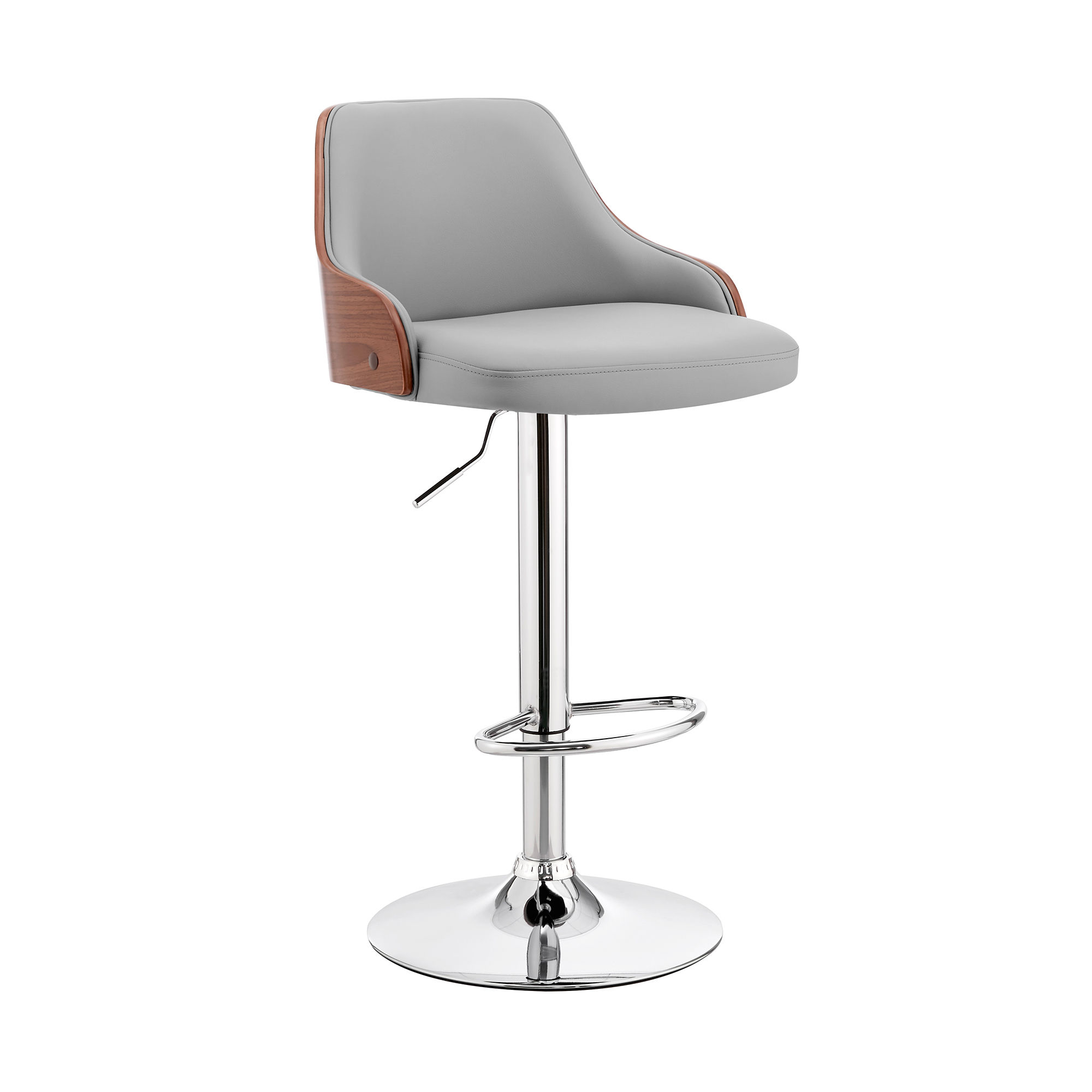 Luxur Living Andhar Gray Bar Stool