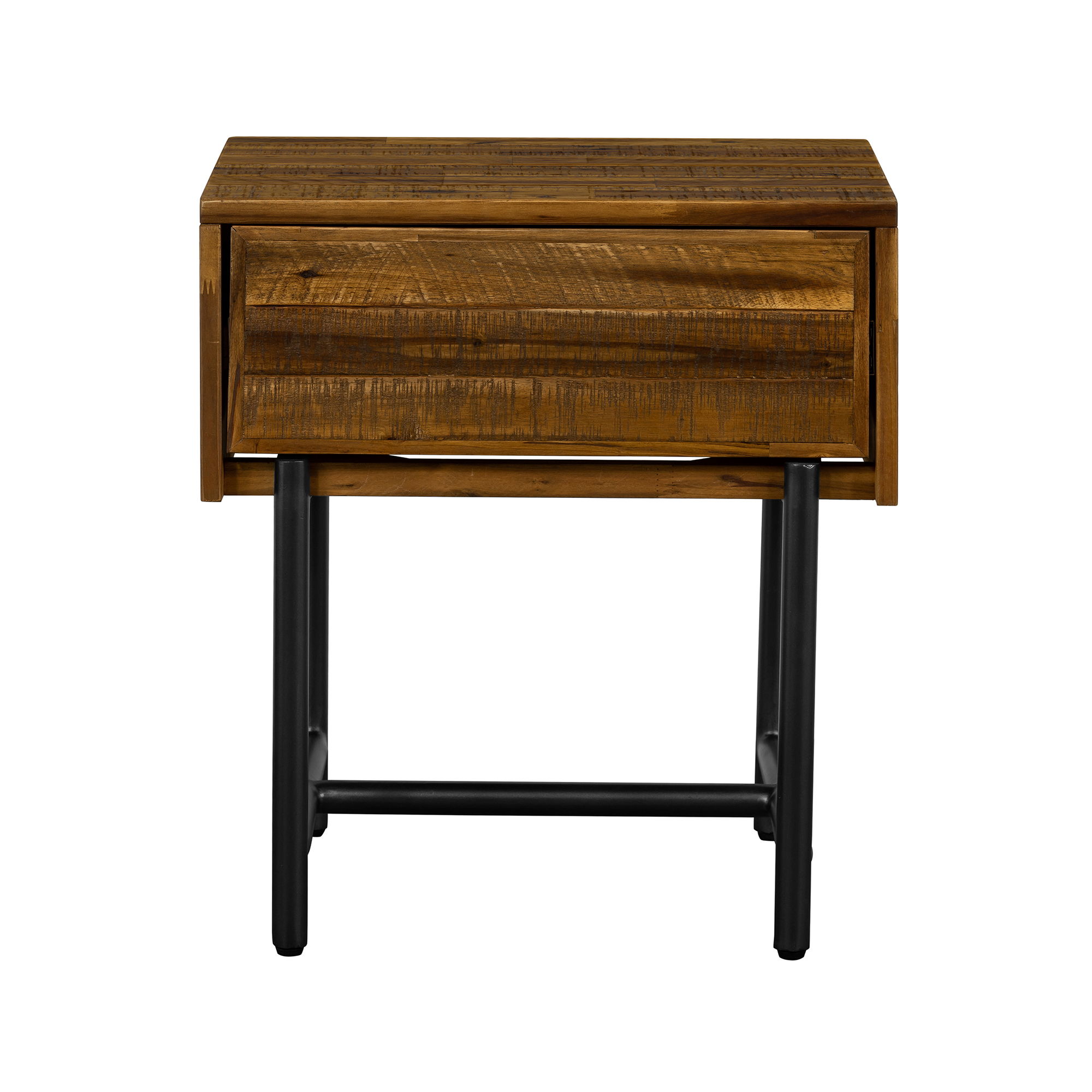 Luxur Living Bodkha Antique Acacia Single Drawer Night stand
