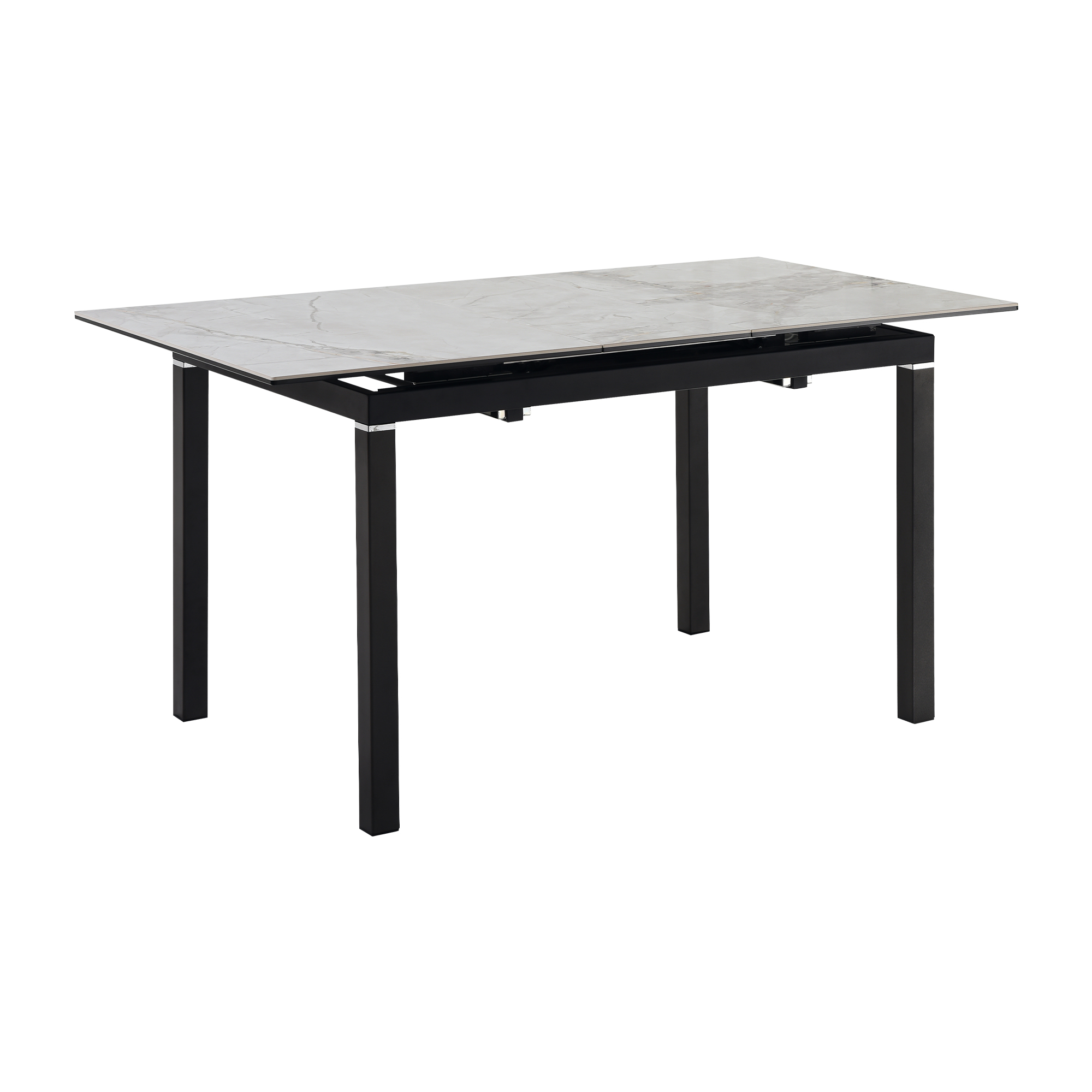 Luxur Living Chohagaon Gray Extendable Dining Table