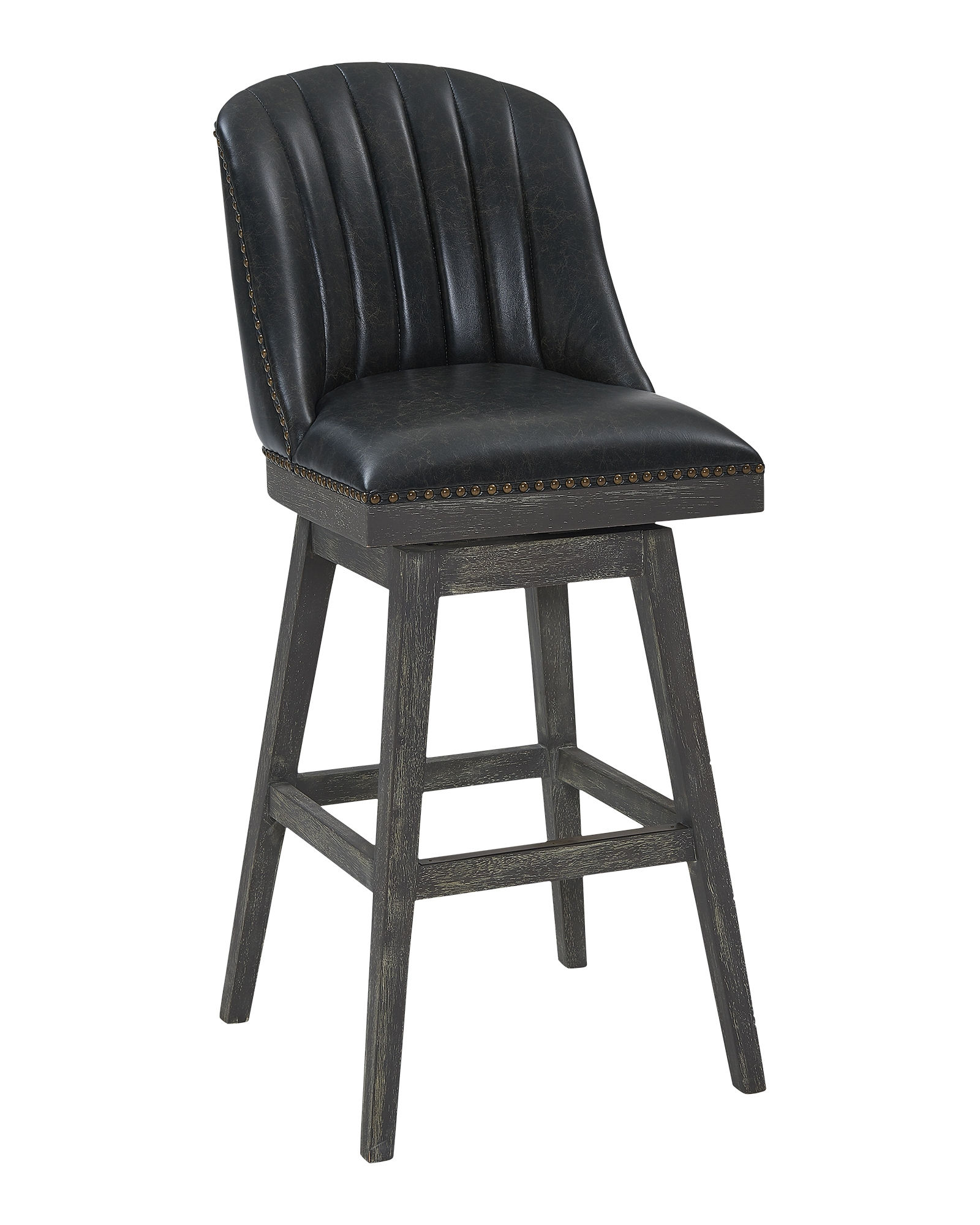 Luxur Living Degaon Brown Onyx 30 Inch Bar Height Stool