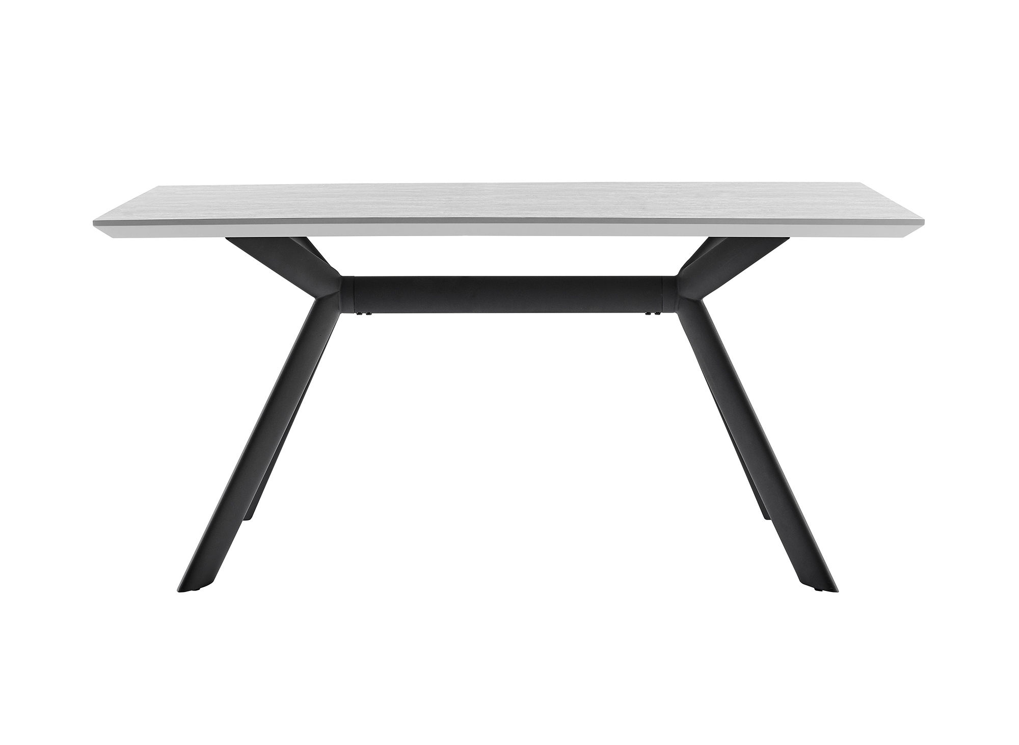 Luxur Living Gandhigram Black Light Gray Dining Table