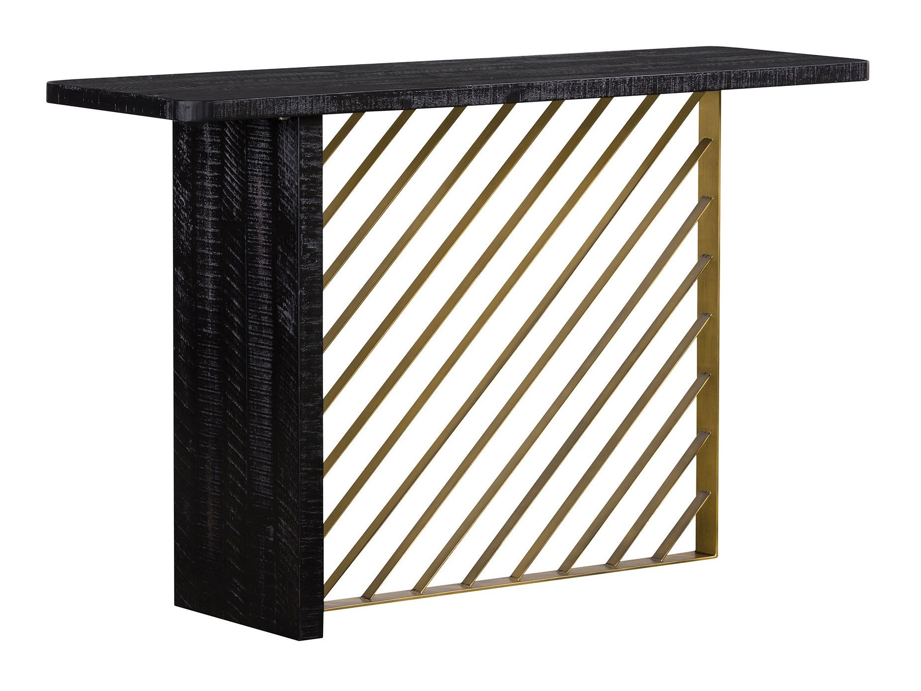 Luxur Living Girgaon Black Console Table