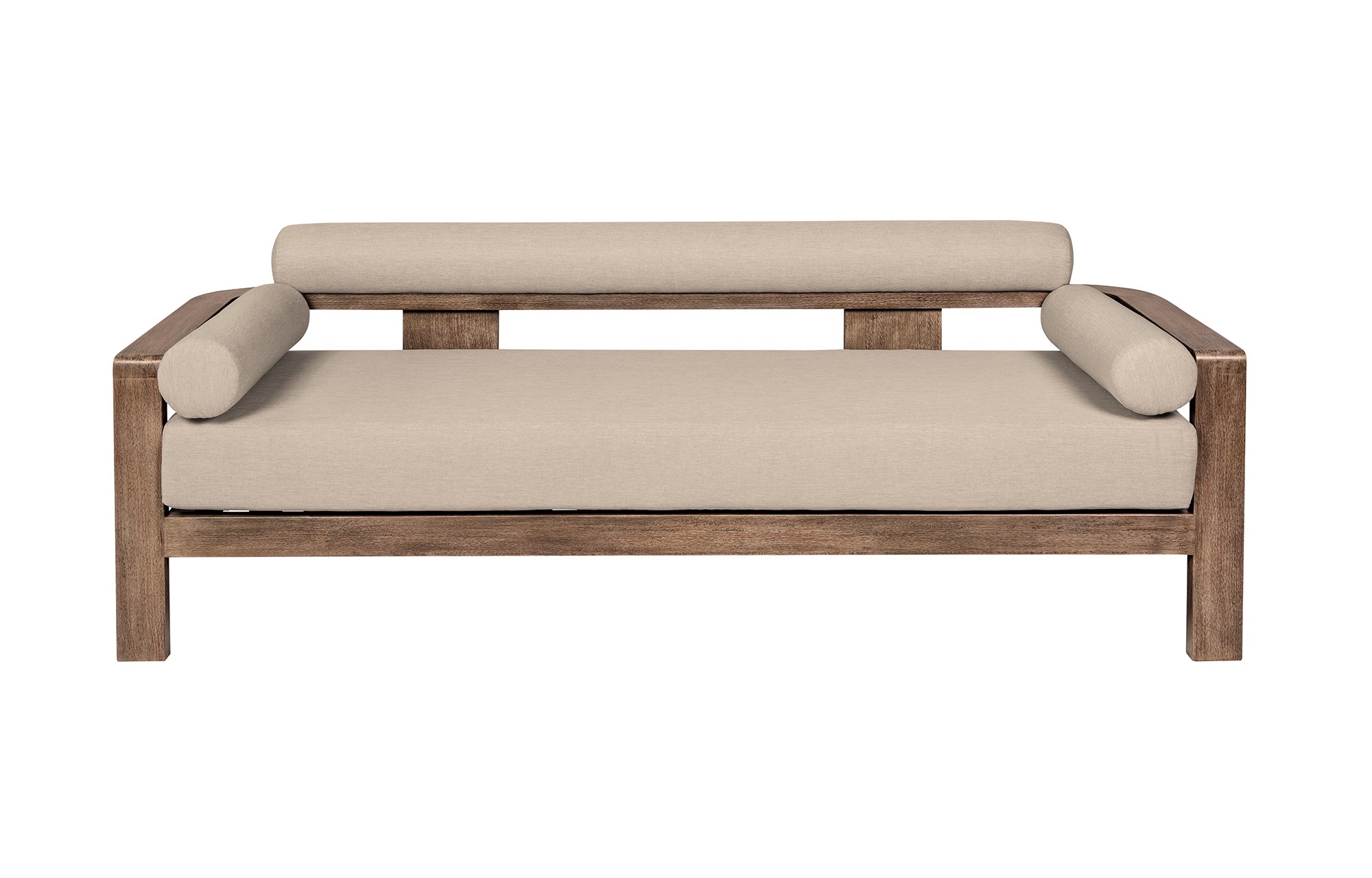 Luxur Living Jitapur Taupe Brown Outdoor Patio Sofa
