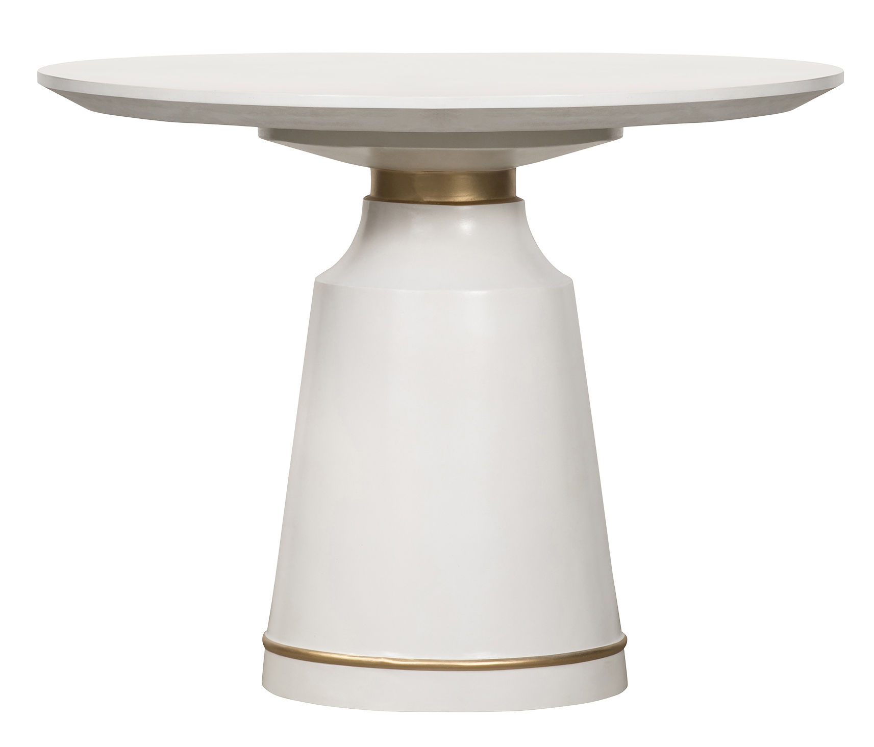 Luxur Living Jalaldhaba White Bronze Dining Table