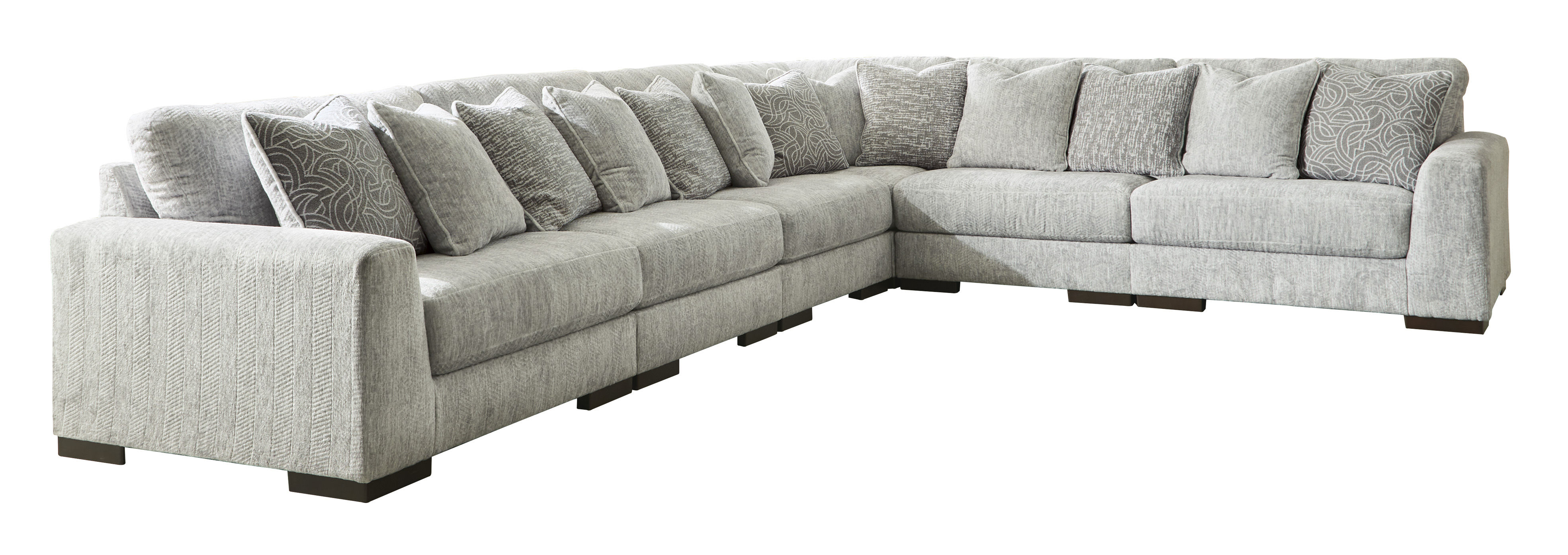 Ashley Furniture Regent Park Pewter 6pc Sectional
