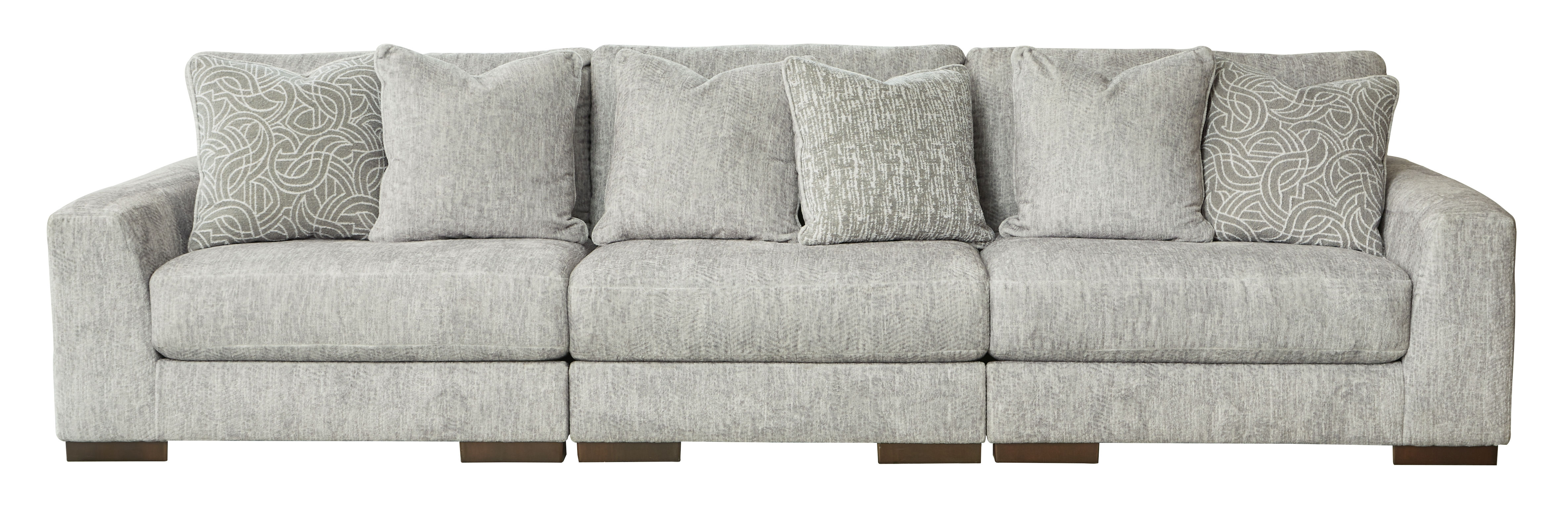 Ashley Furniture Regent Park Pewter 3pc Sofa