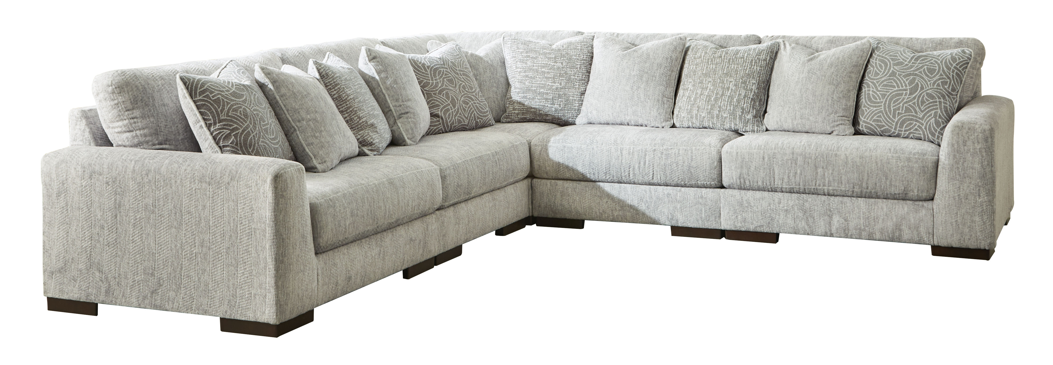 Ashley Furniture Regent Park Pewter 5pc Sectional