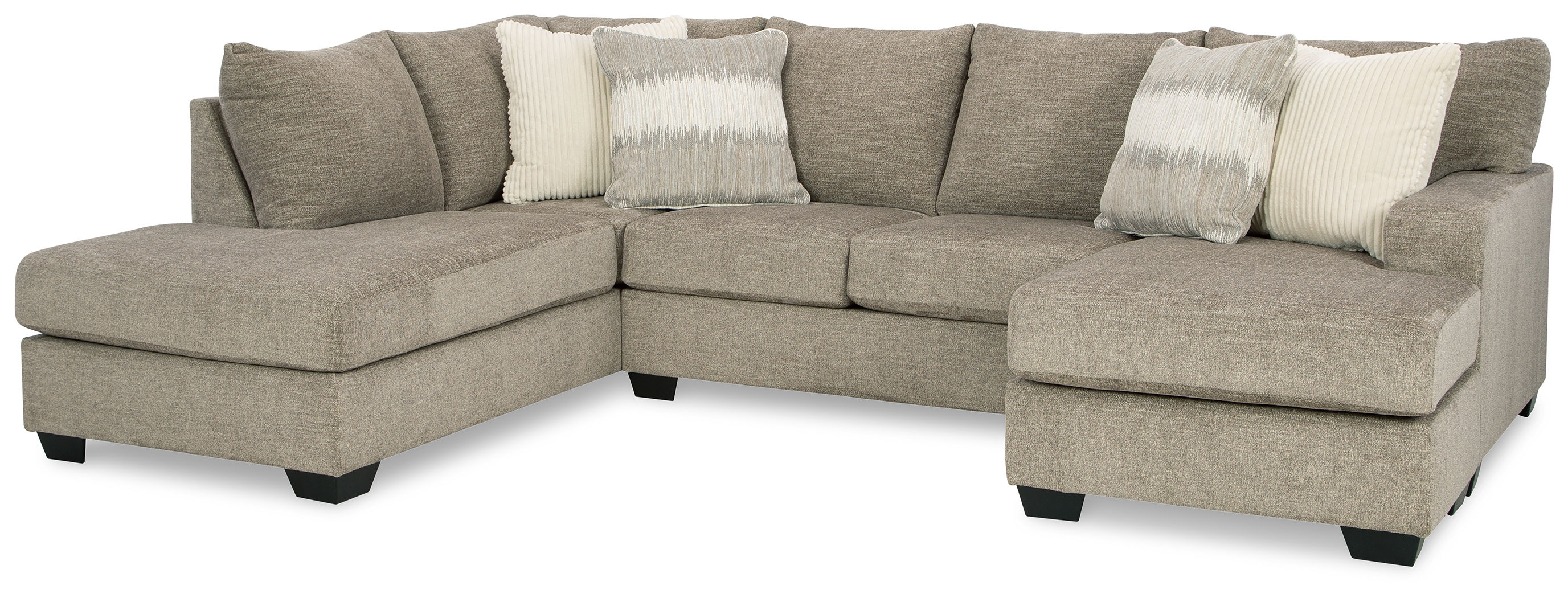 Ashley Furniture Creswell Stone 2pc LAF Sectional With Chaise 15305S2