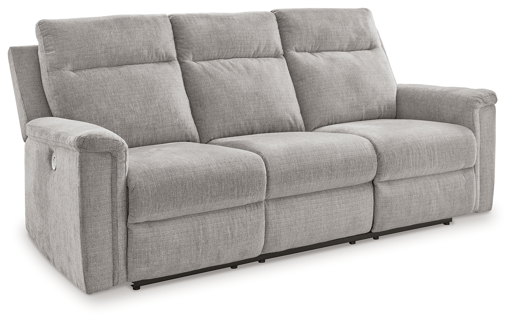 Ashley Furniture Barnsana Ash Reclining Power Sofa
