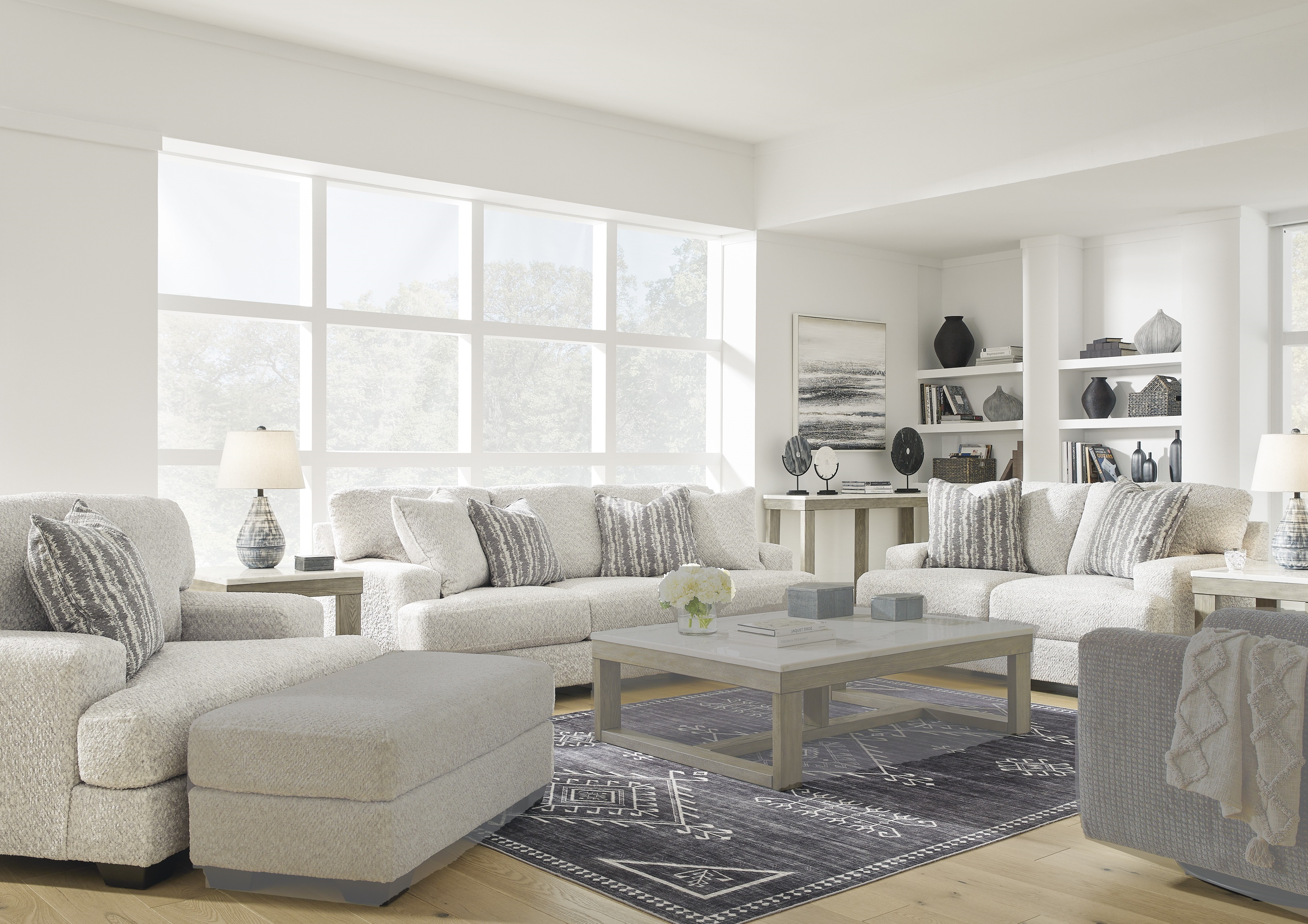 Ashley Furniture Brebryan Flannel 3pc Living Room Set