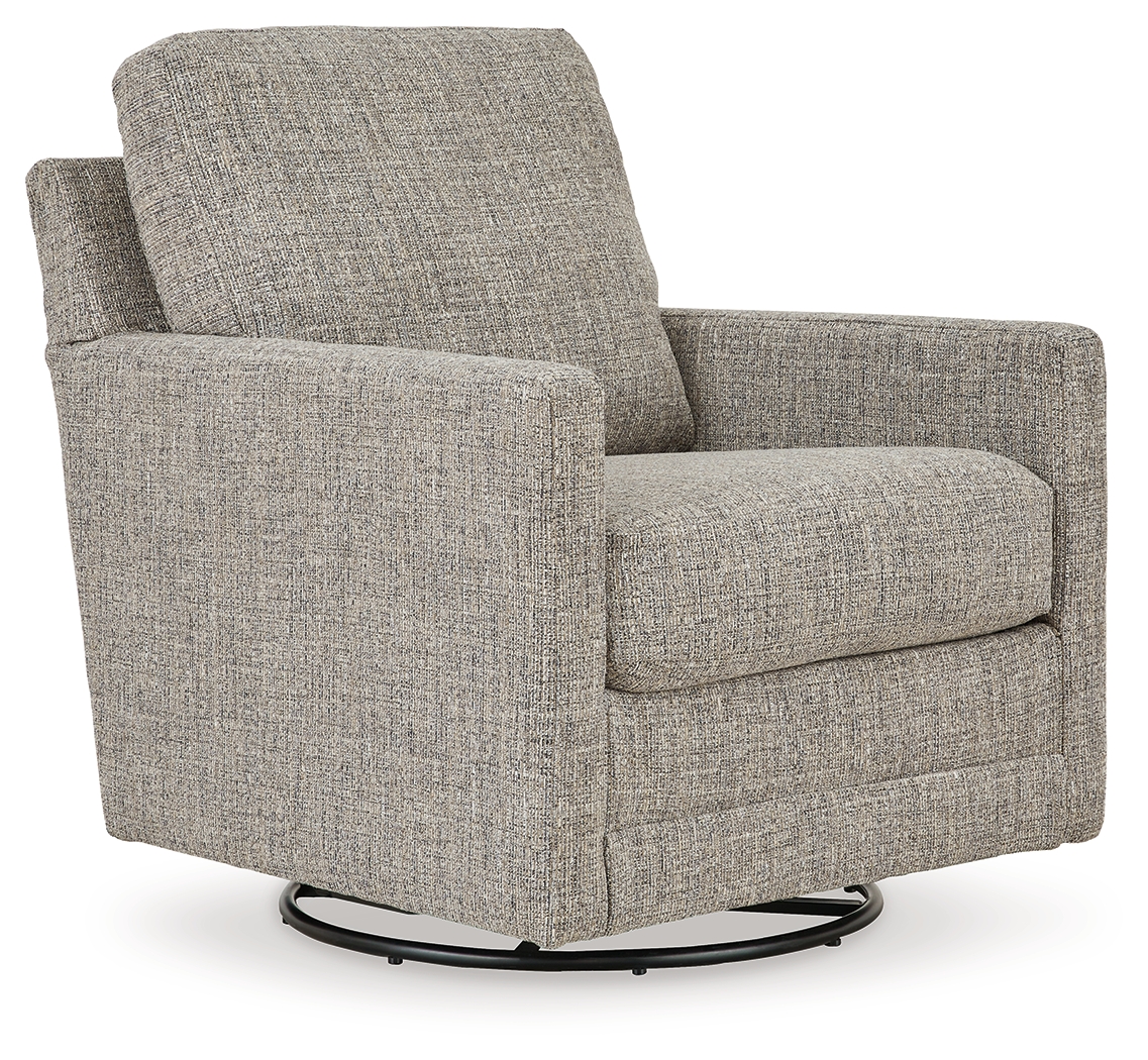 Ashley Furniture Bralynn Linen Swivel Glider Accent Chair