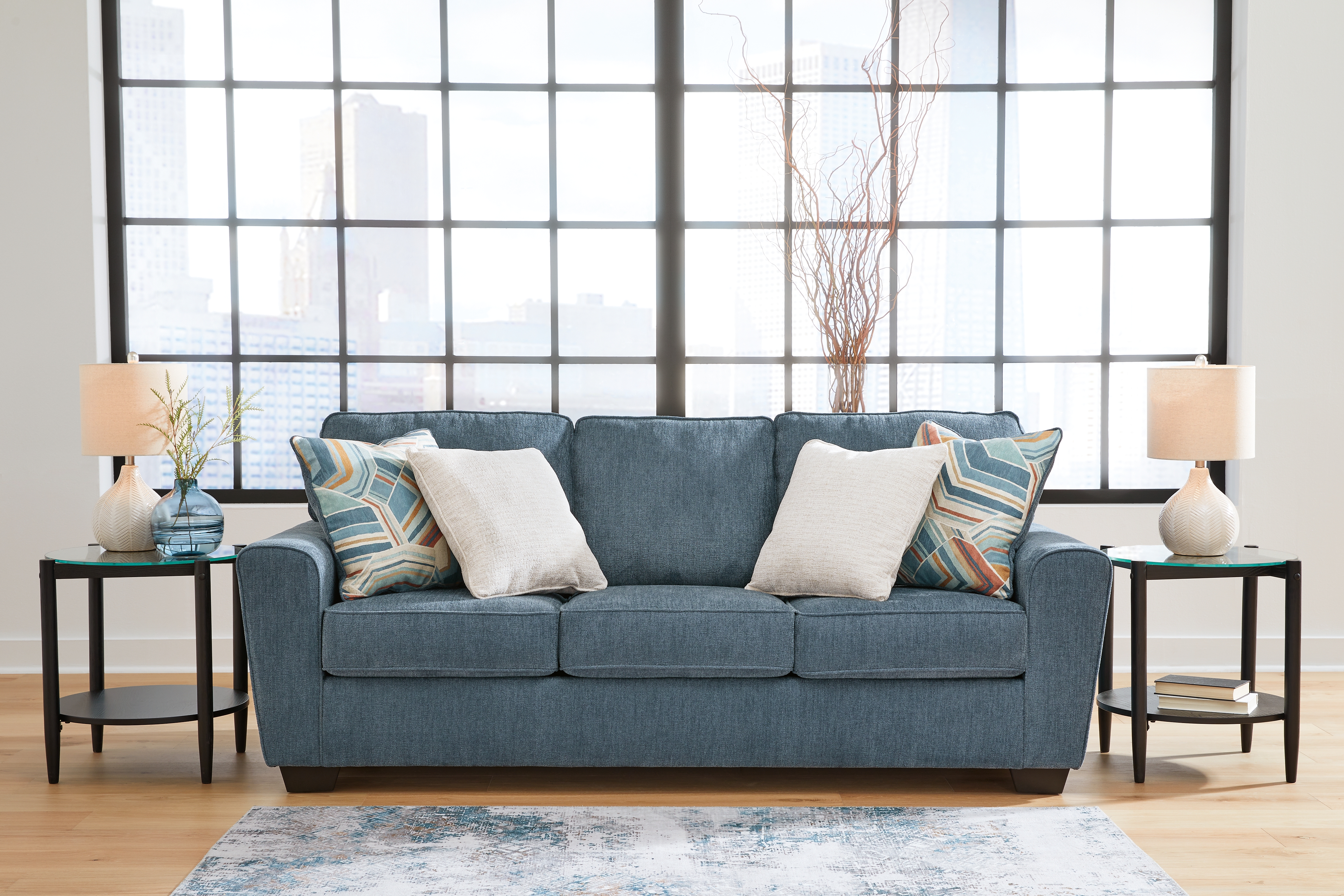 Ashley Furniture Cashton Blue Sofa