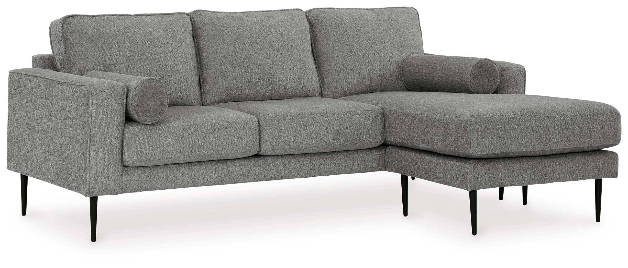 Ashley Furniture Hazela Charcoal Sofa Chaise Sectional