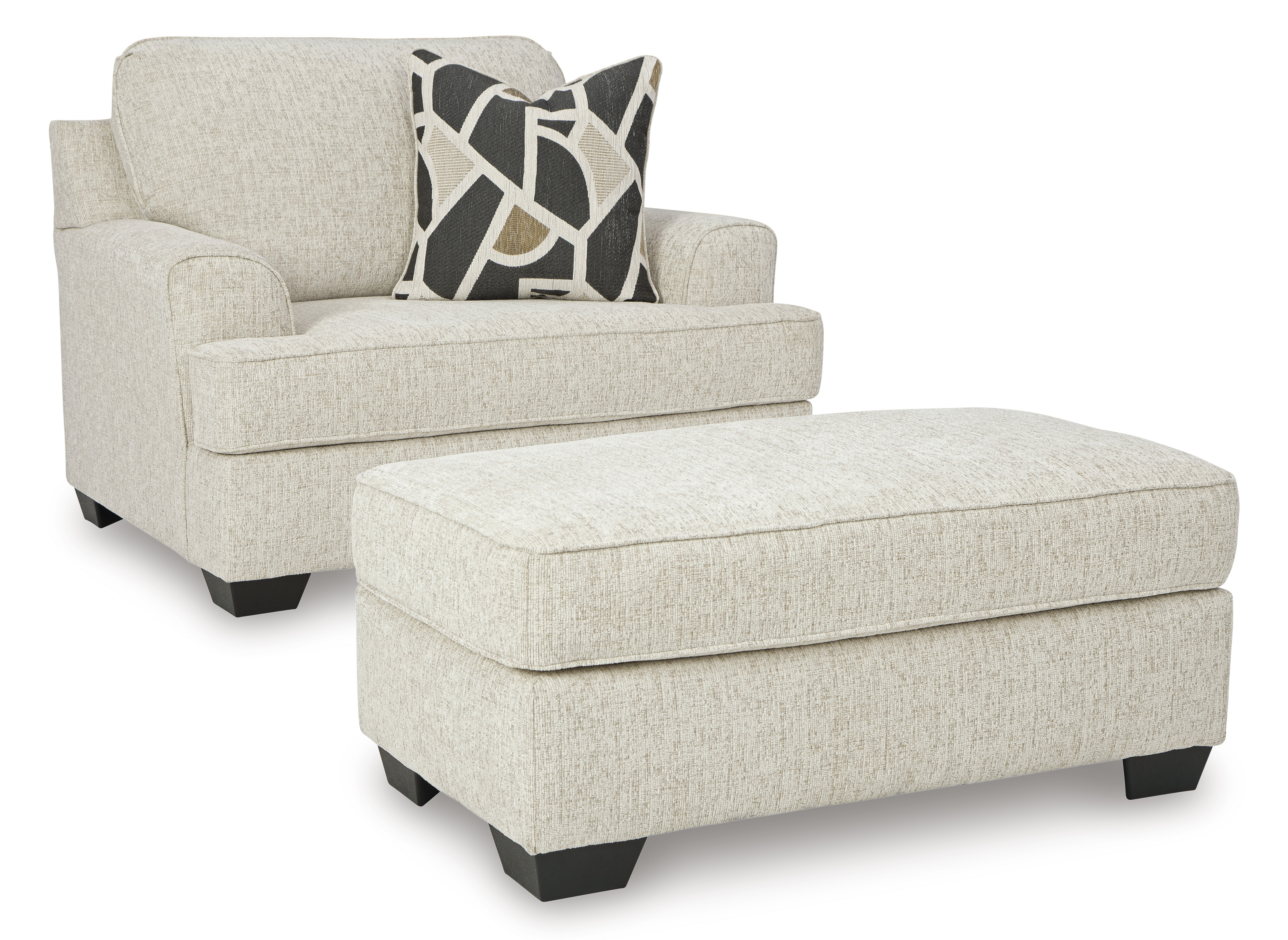 Ashley Furniture Heartcort Quartz Chair And Ottoman Set