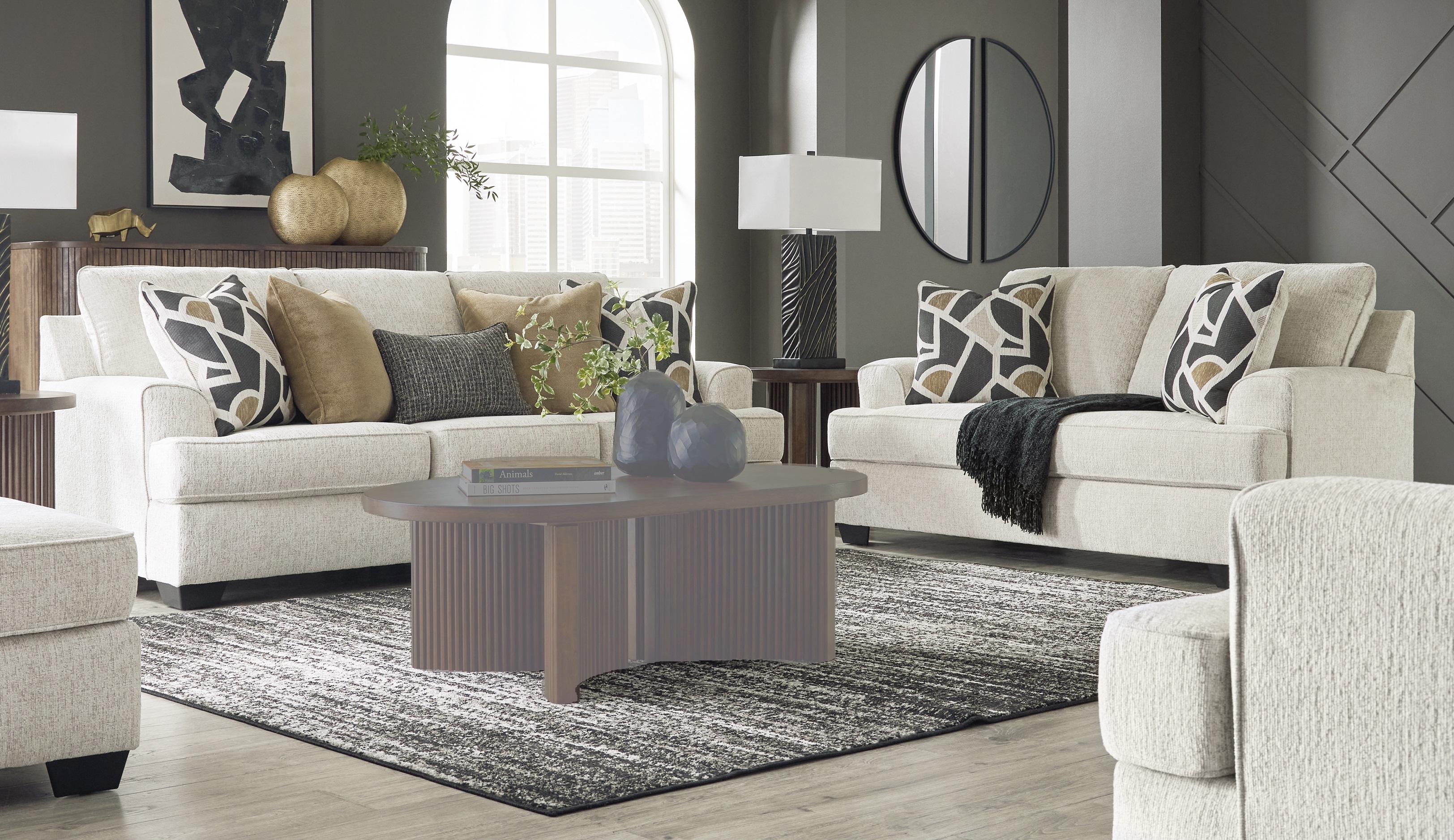 Ashley Furniture Heartcort Quartz 3pc Living Room Set