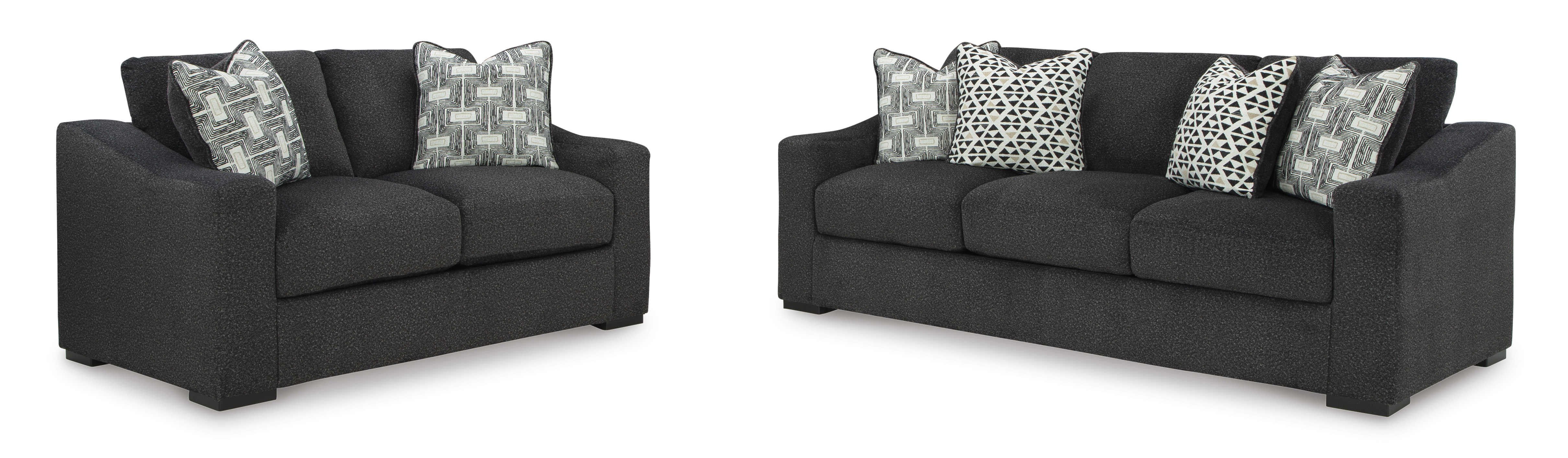 Ashley Furniture Wryenlynn Onyx 3pc Living Room Set