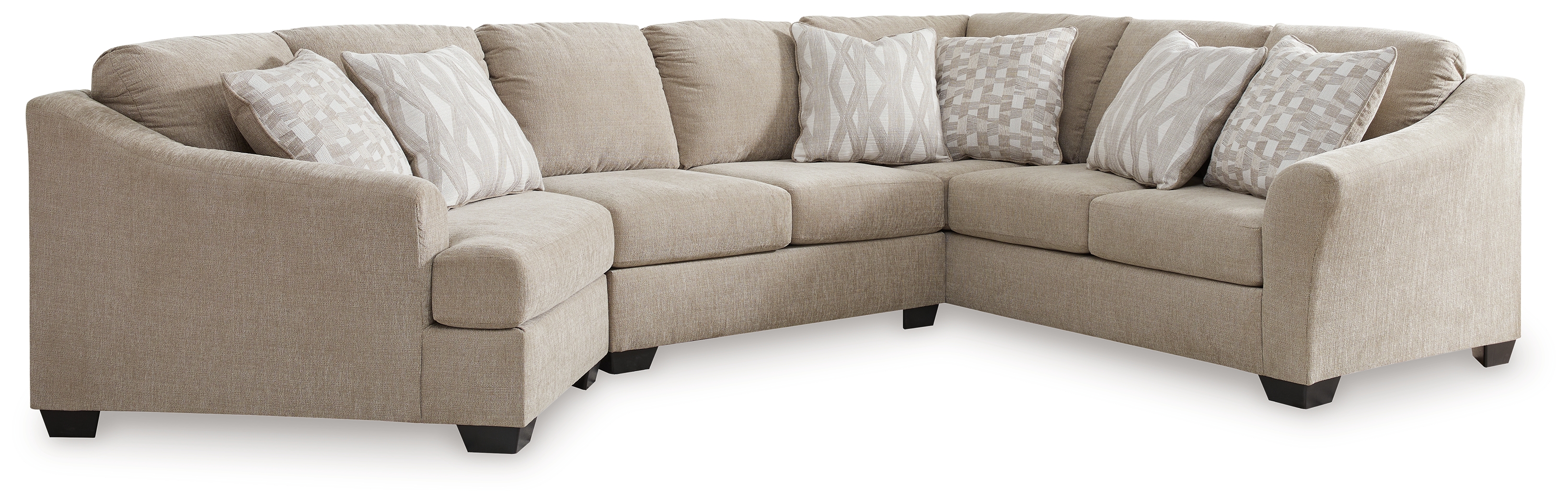 3-Piece Sectional with Cuddler