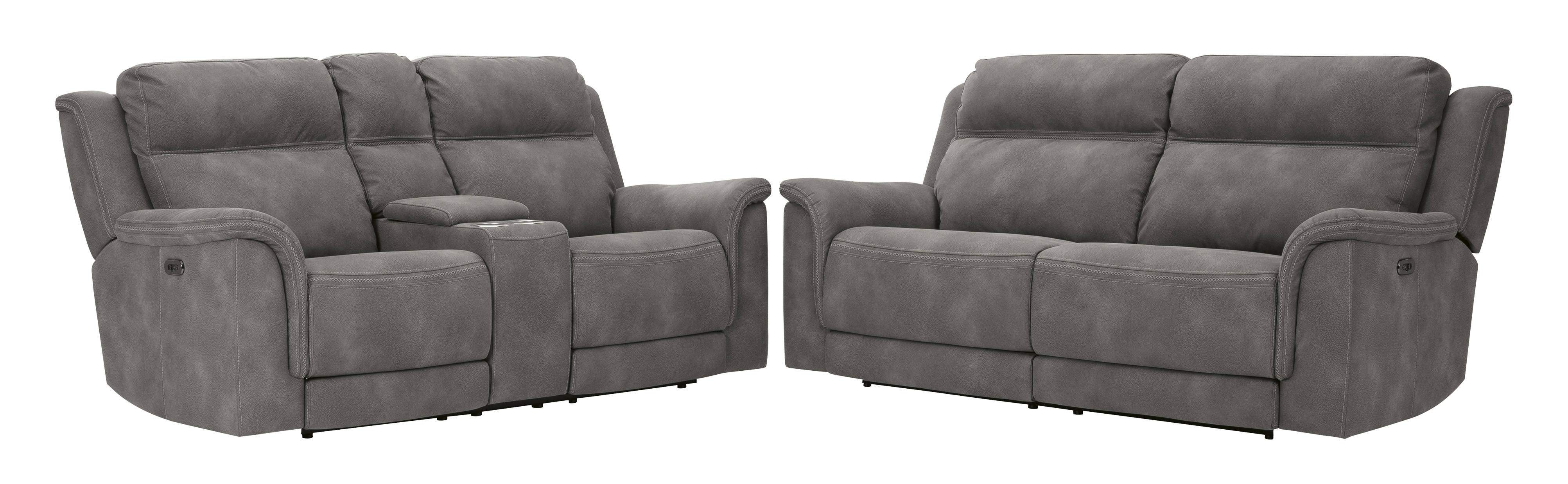 Ashley Furniture Next Gen DuraPella Slate Power 2pc Living Room Set