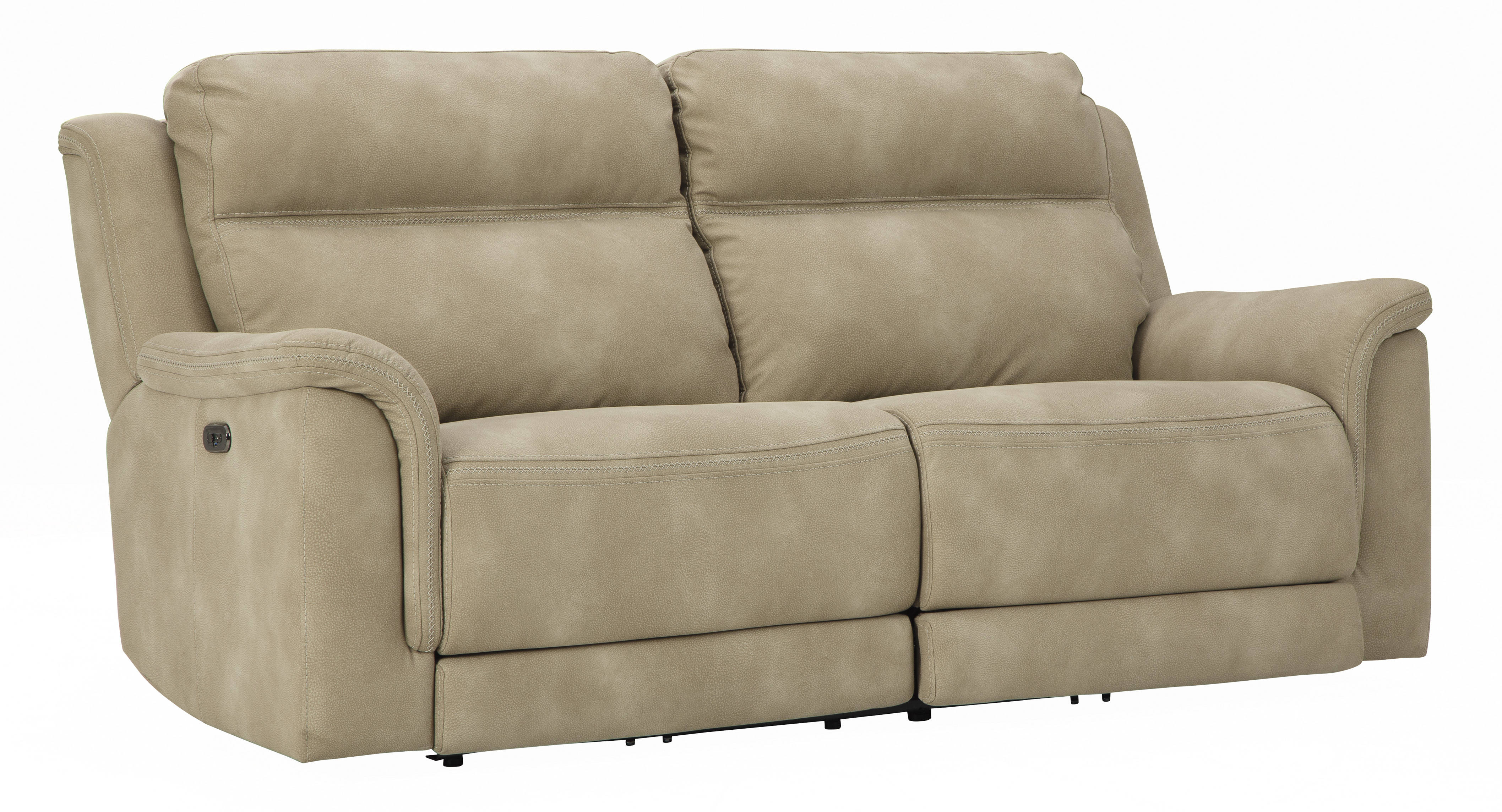Ashley Furniture Next Gen DuraPella Sand 2 Seat Power Recliner Sofa With Ad...