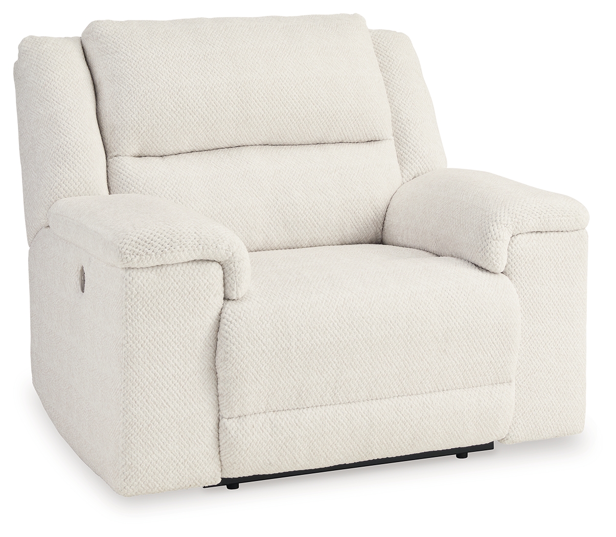 Ashley Furniture Keensburg Linen Wide Seat Power Recliner