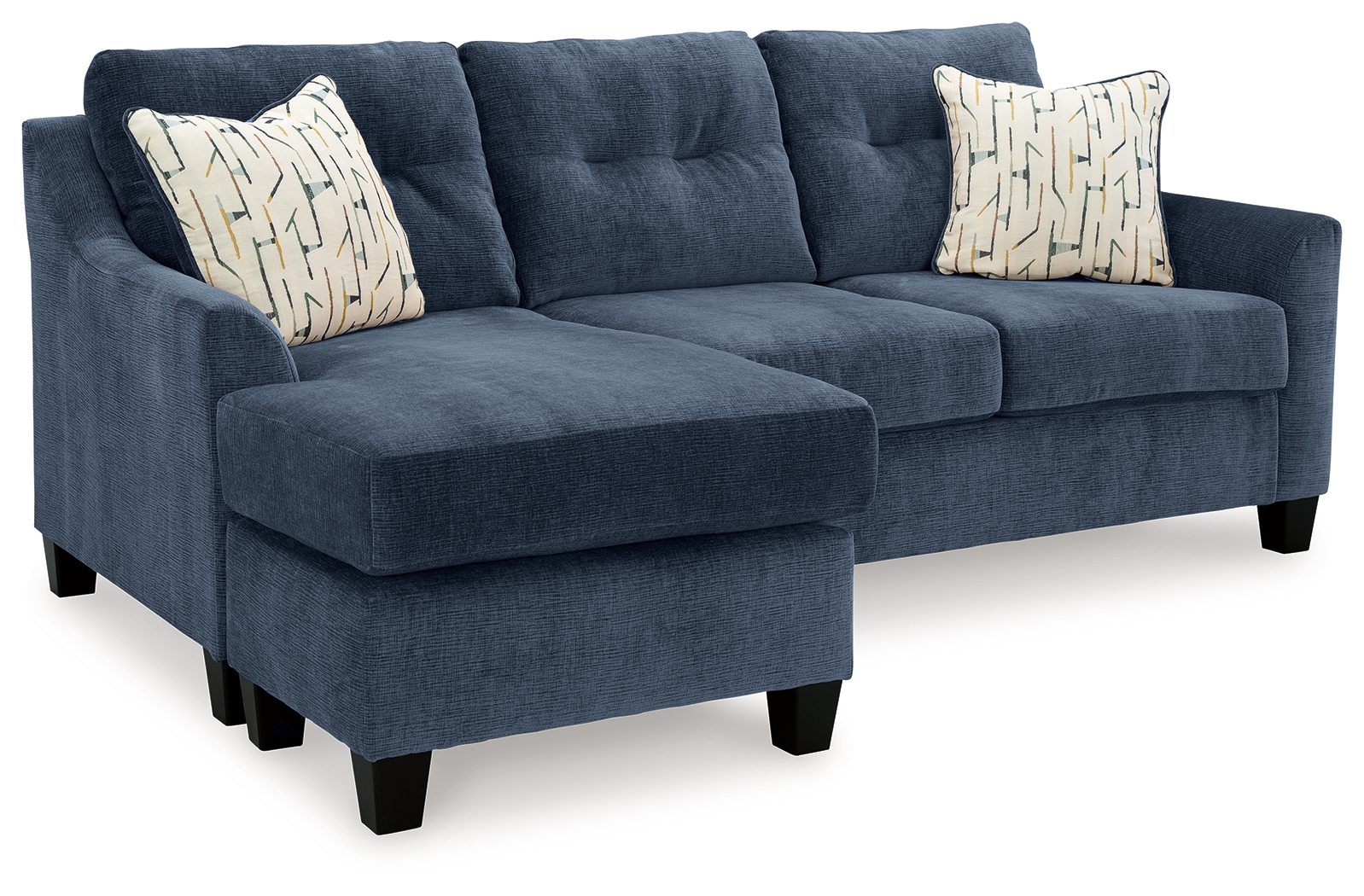 Ashley Furniture Amity Bay Ink Sofa Chaise Sectional